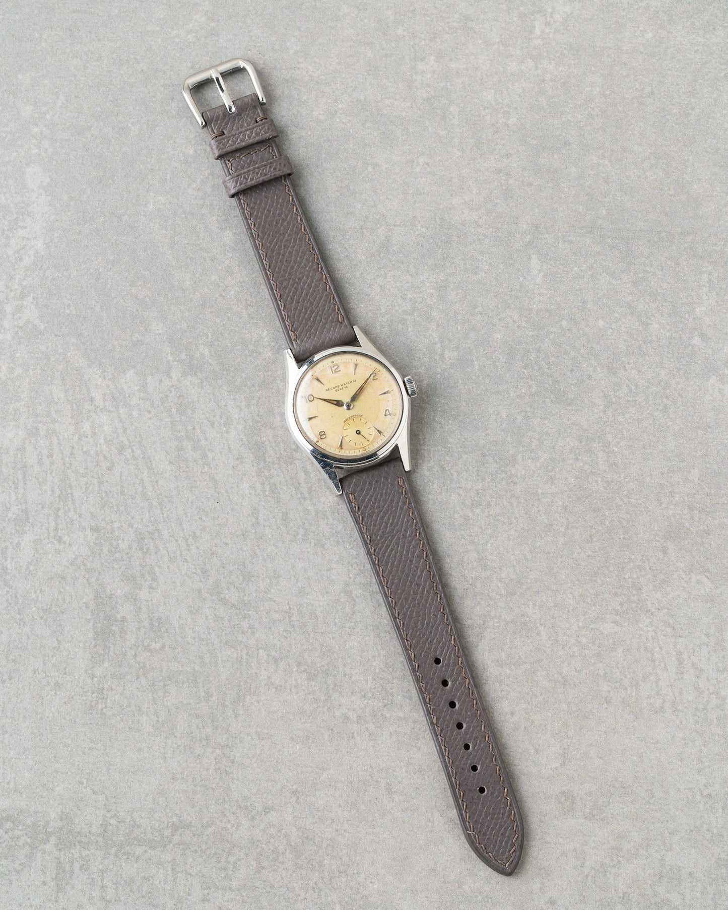 French Epsom Strap - Grey