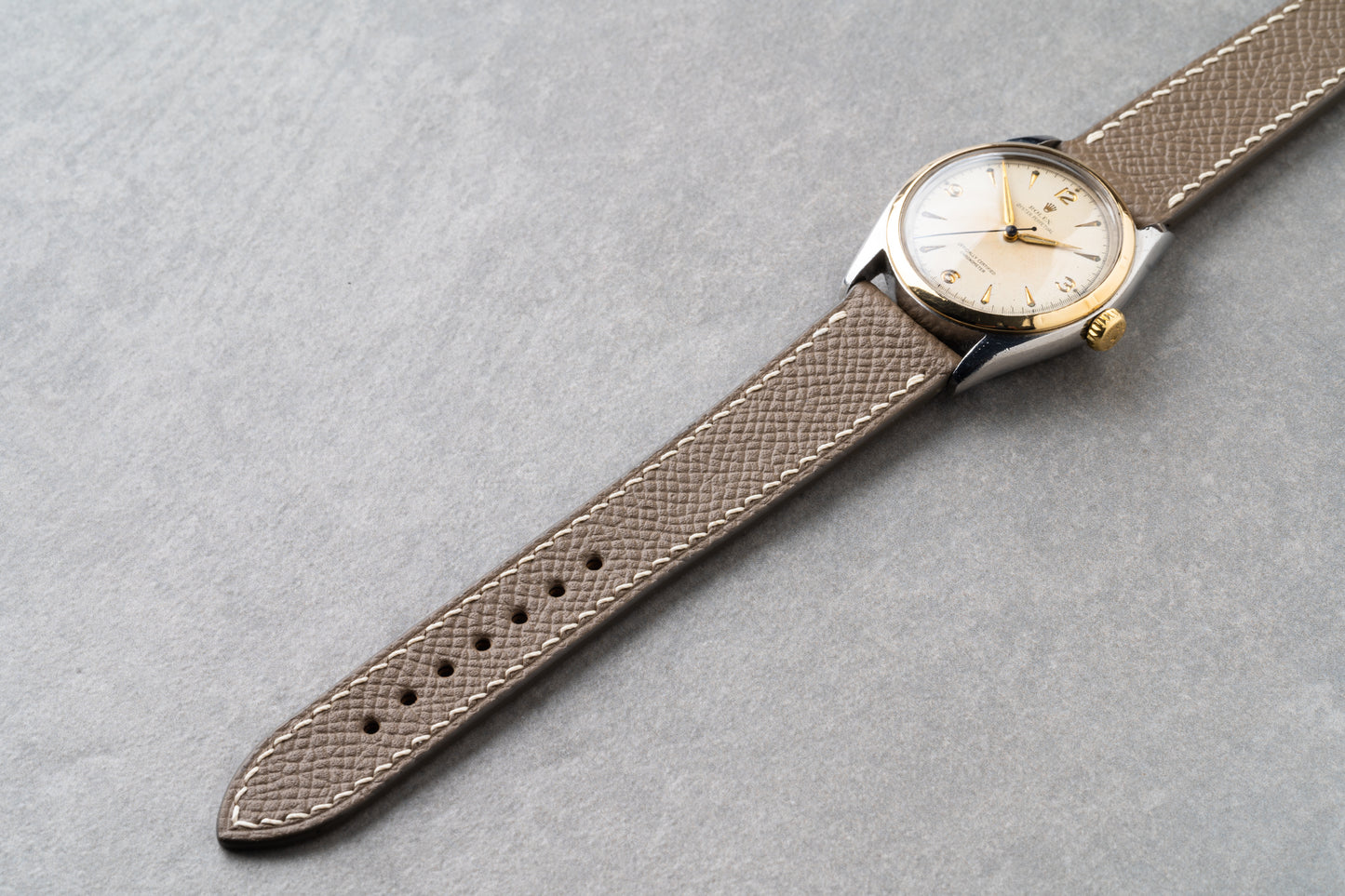 French Epsom Strap - Taupe