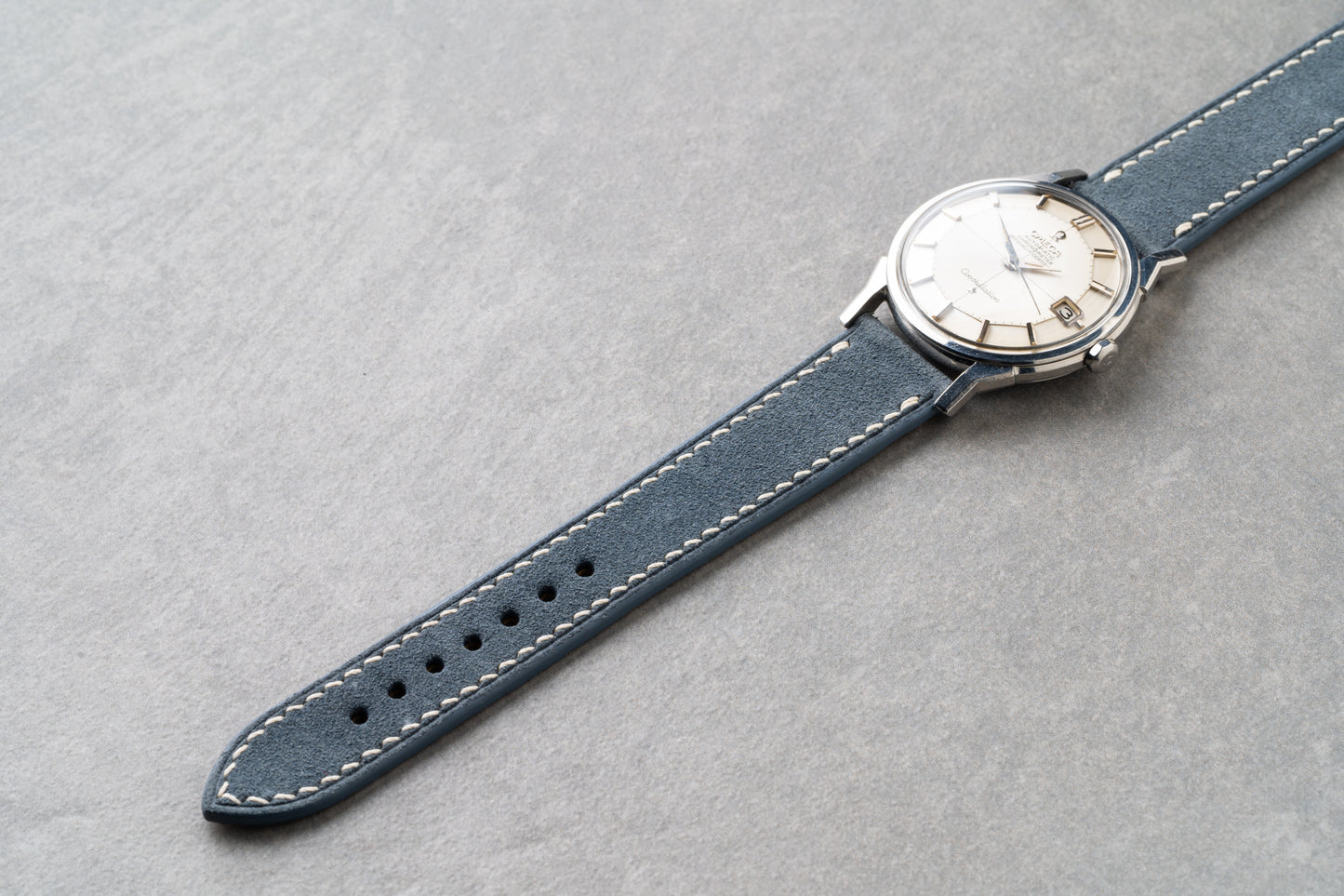 Italian Suede Strap - Grey