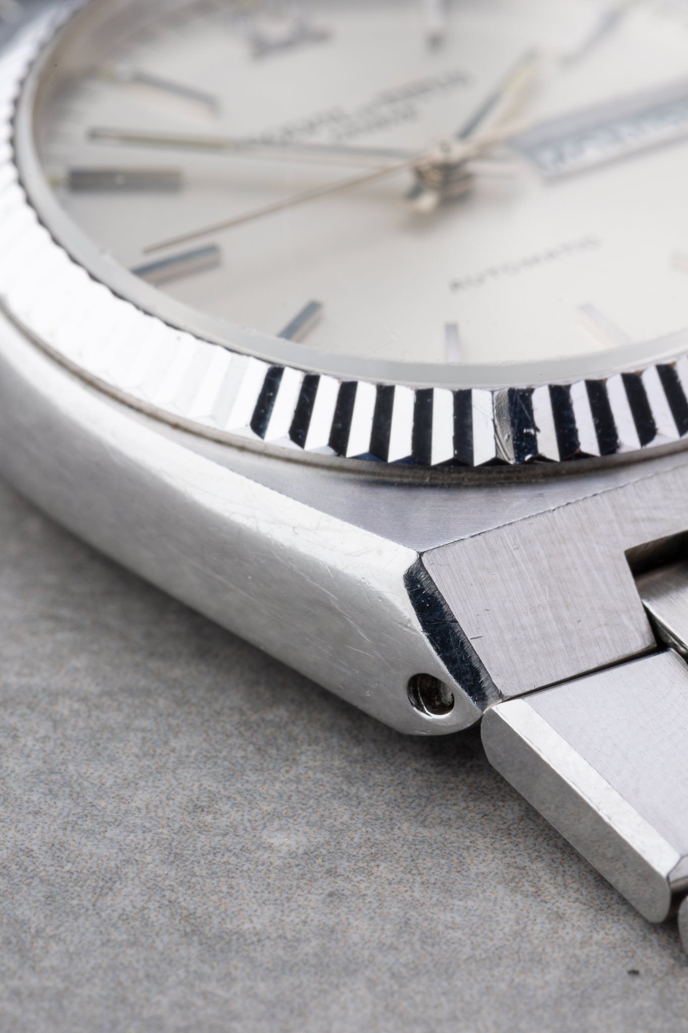 1970s Solvil et Titus Automatic Day Date "Oyster Quartz"