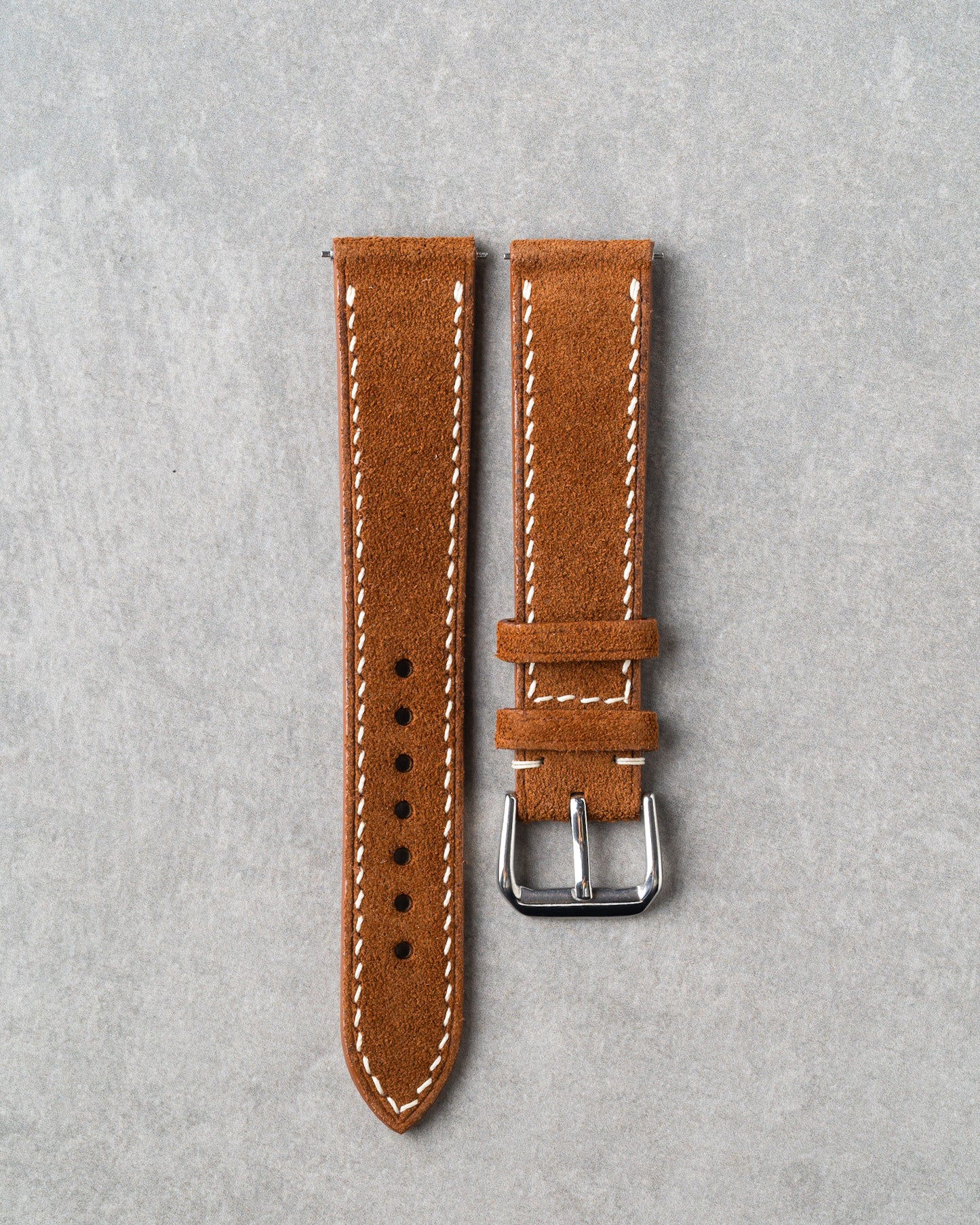 Italian Suede Strap - Brown