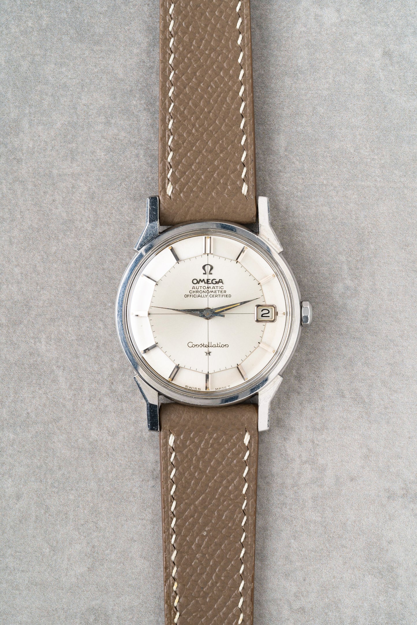 French Epsom Strap - Taupe