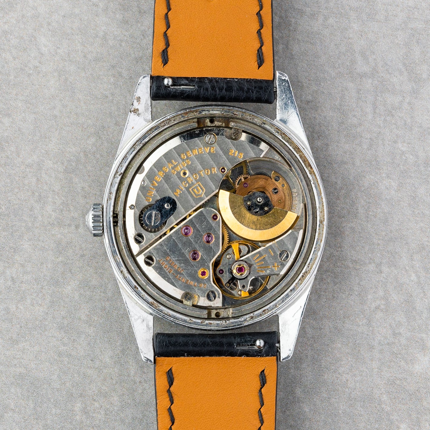 1955 “Tropical” Universal Genève Polerouter Automatic Microtor Ref. 20360-1