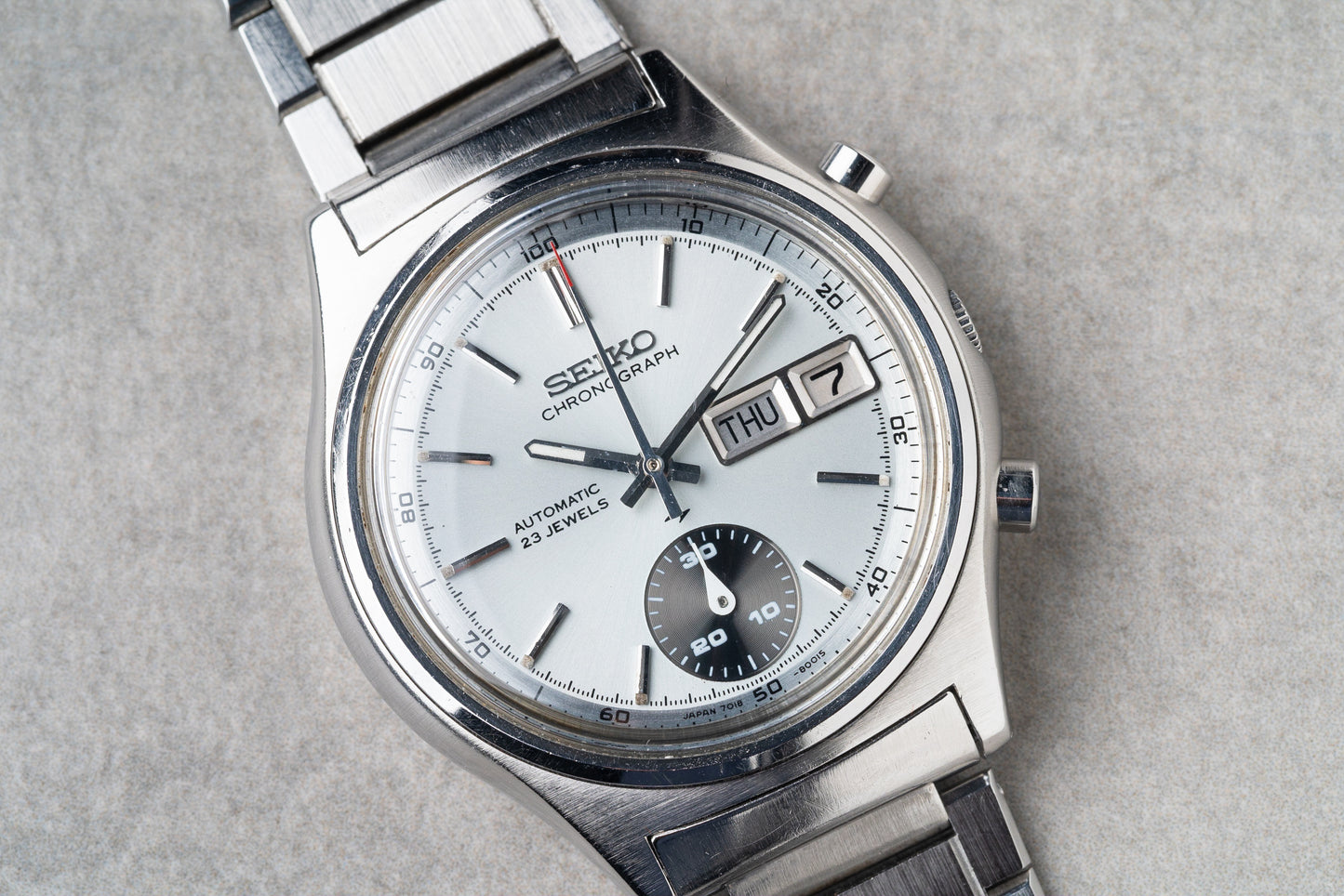 1971 Seiko Flyback Chronograph “One Eyed Panda” Ref. 7018-8000
