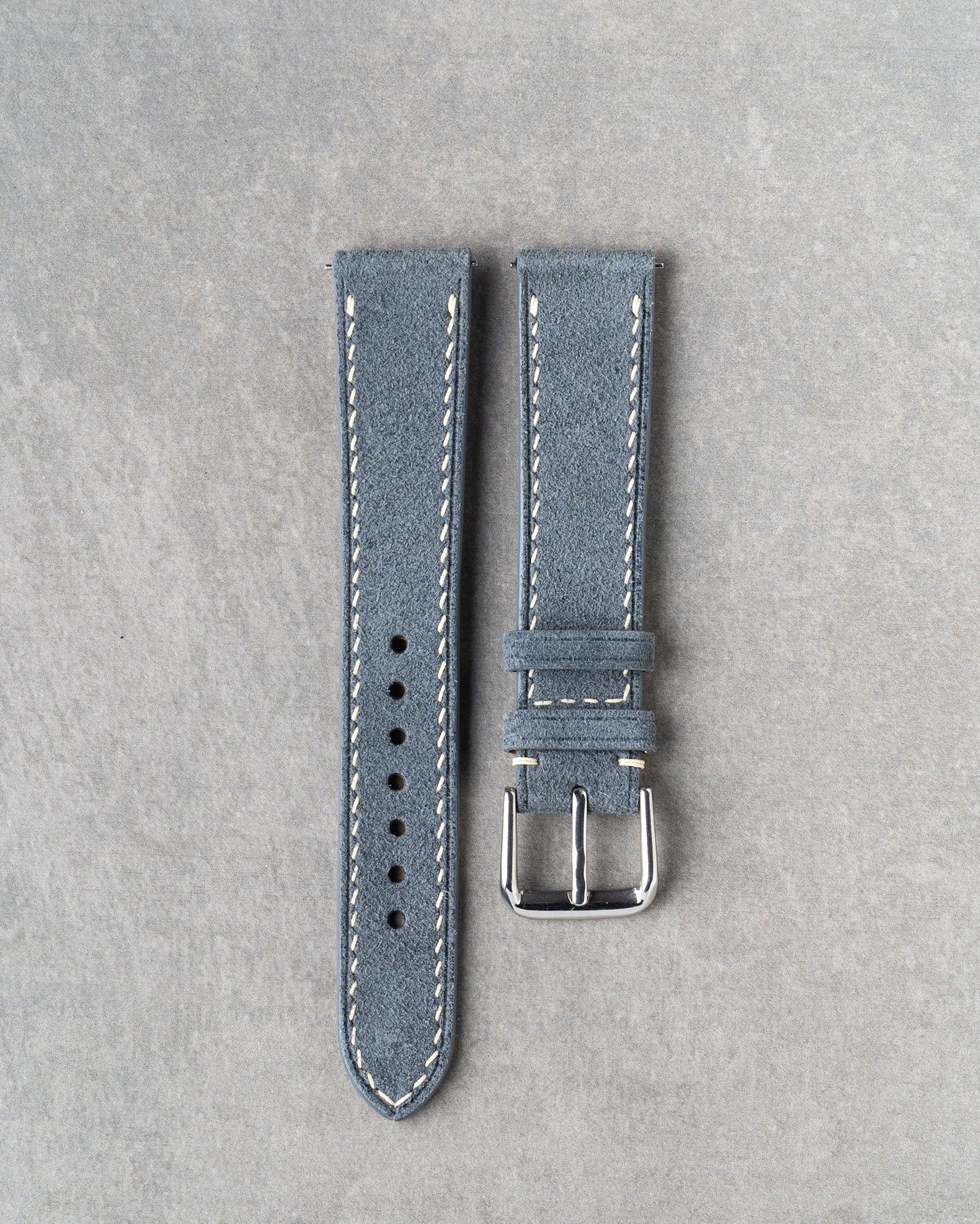 Italian Suede Strap - Grey