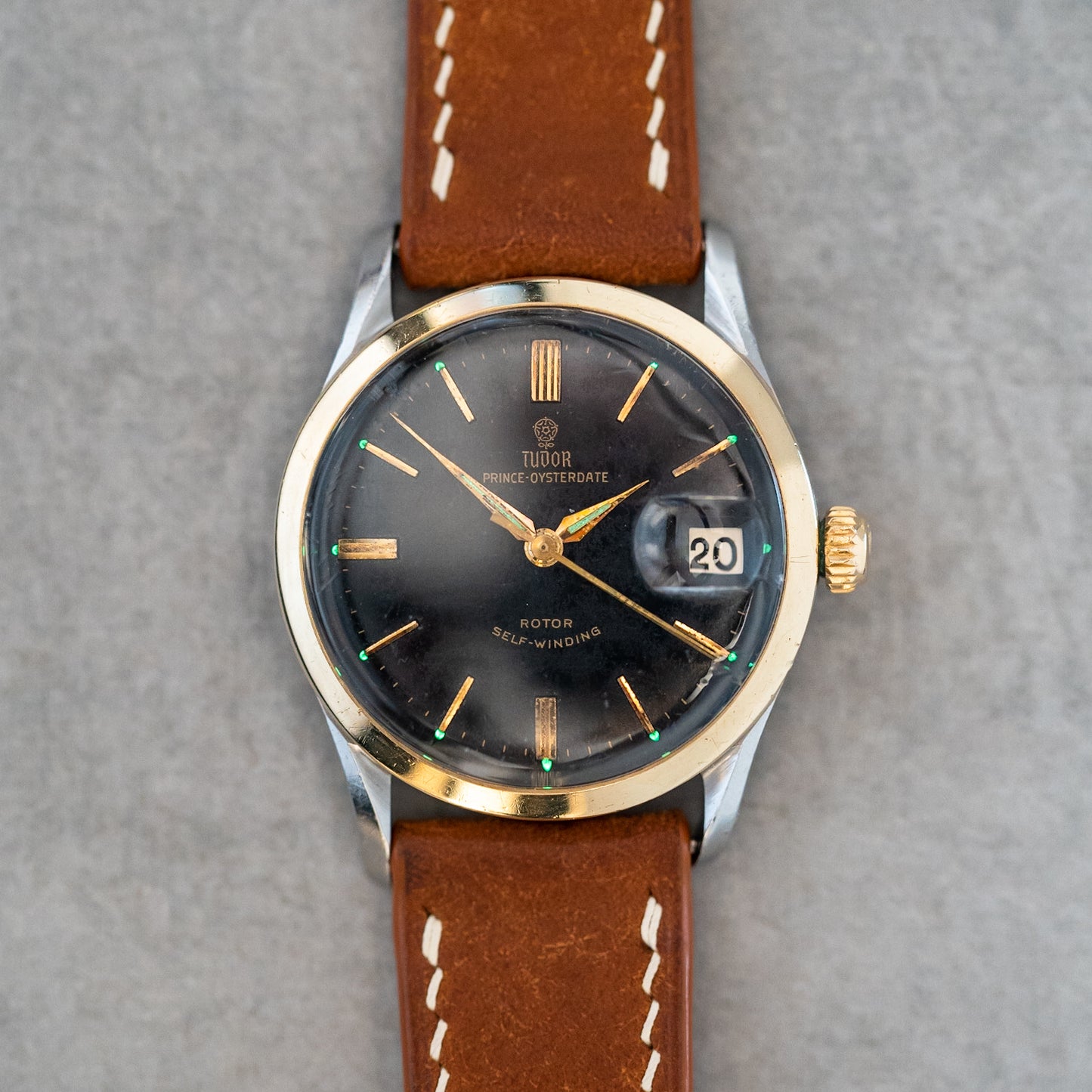 Tudor Prince Oysterdate Ref. 7968 Black Gilt