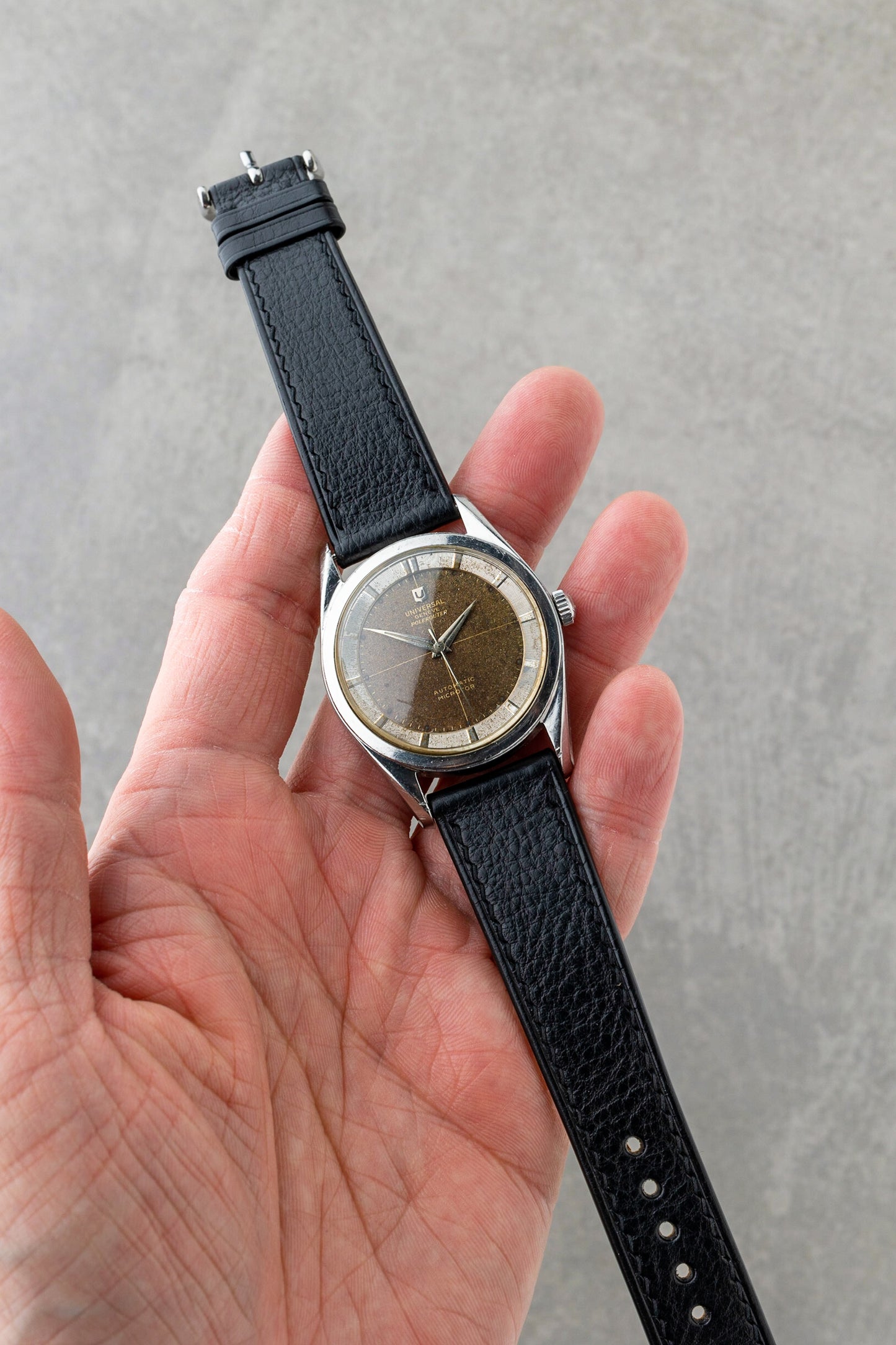 1955 “Tropical” Universal Genève Polerouter Automatic Microtor Ref. 20360-1