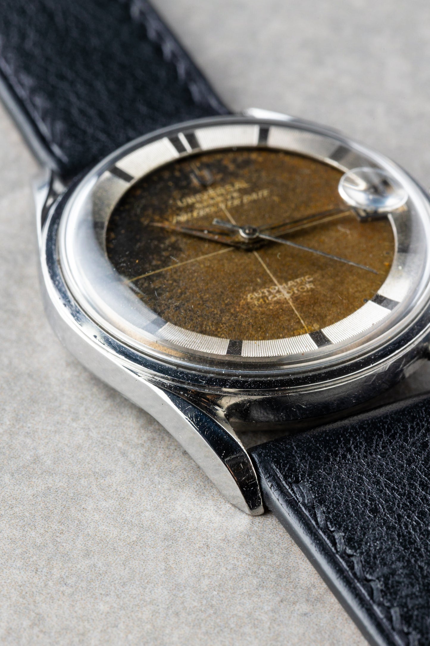 1959 "Tropical" Universal Genève Polerouter Date Automatic Microtor Ref. 204503/2BD