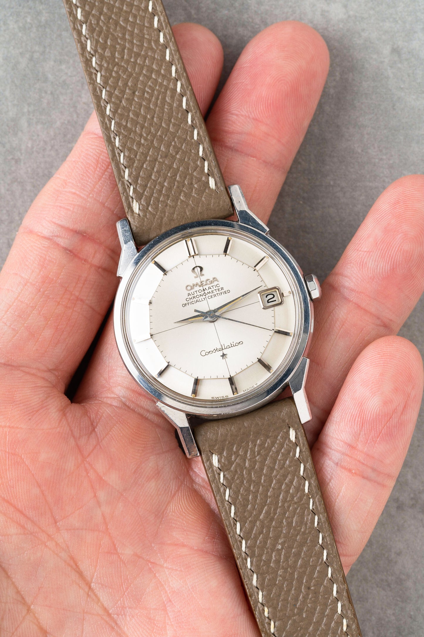 French Epsom Strap - Taupe