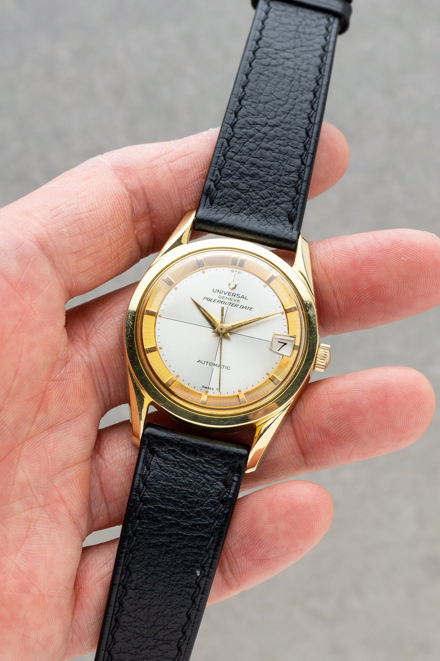 1965 Universal Genève Polerouter Date Automatic Microtor Ref. 869102/11