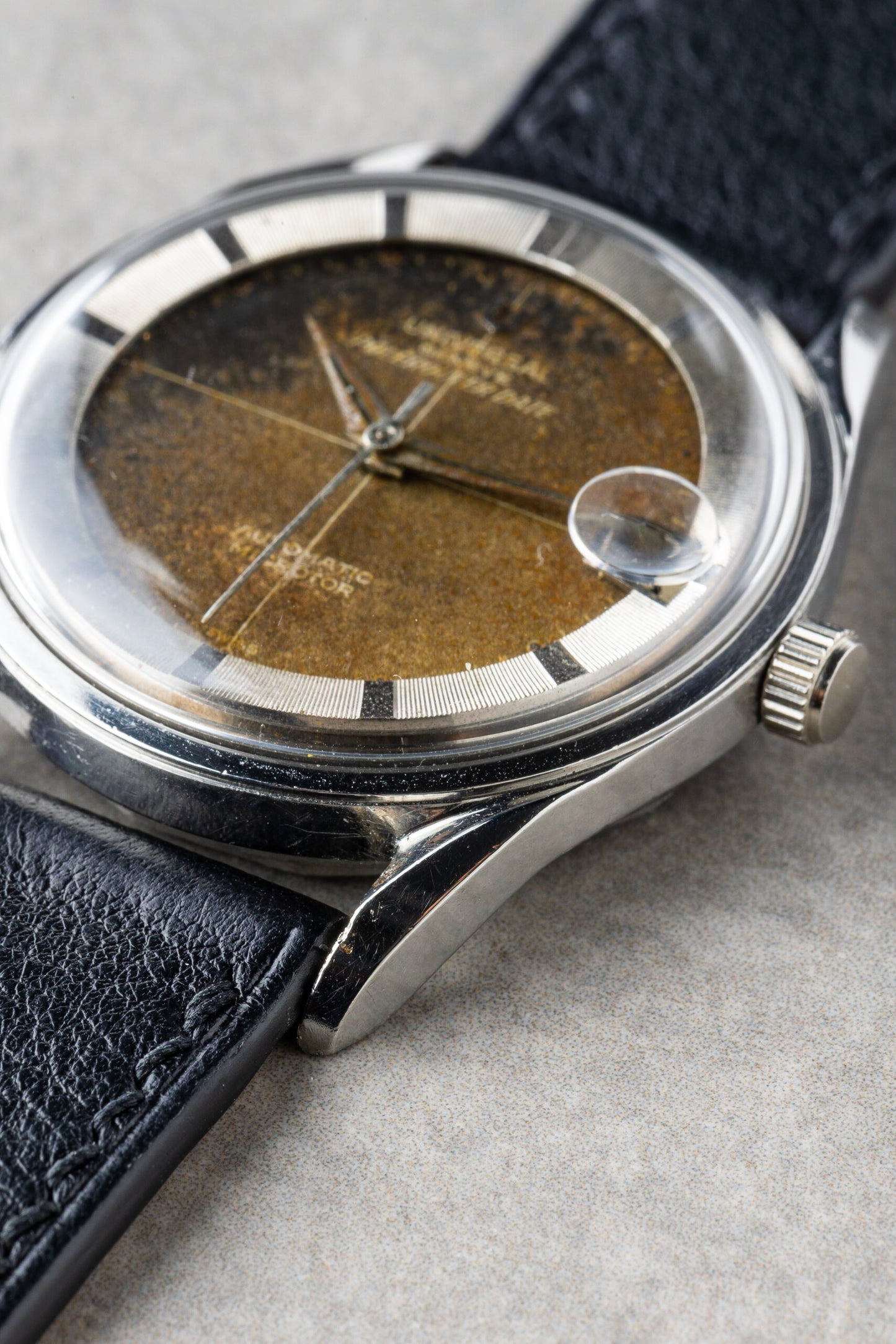 1959 "Tropical" Universal Genève Polerouter Date Automatic Microtor Ref. 204503/2BD