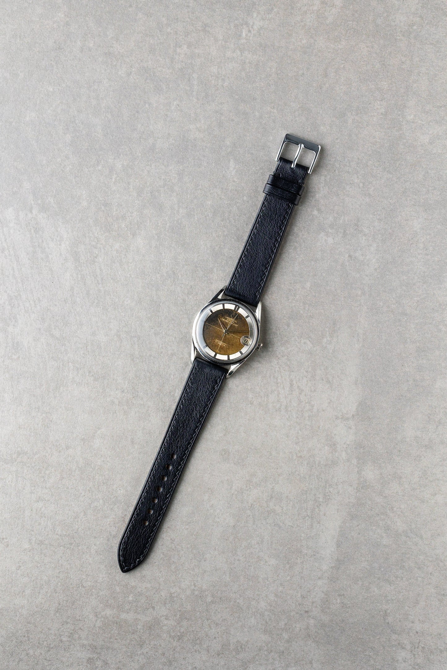 1959 "Tropical" Universal Genève Polerouter Date Automatic Microtor Ref. 204503/2BD