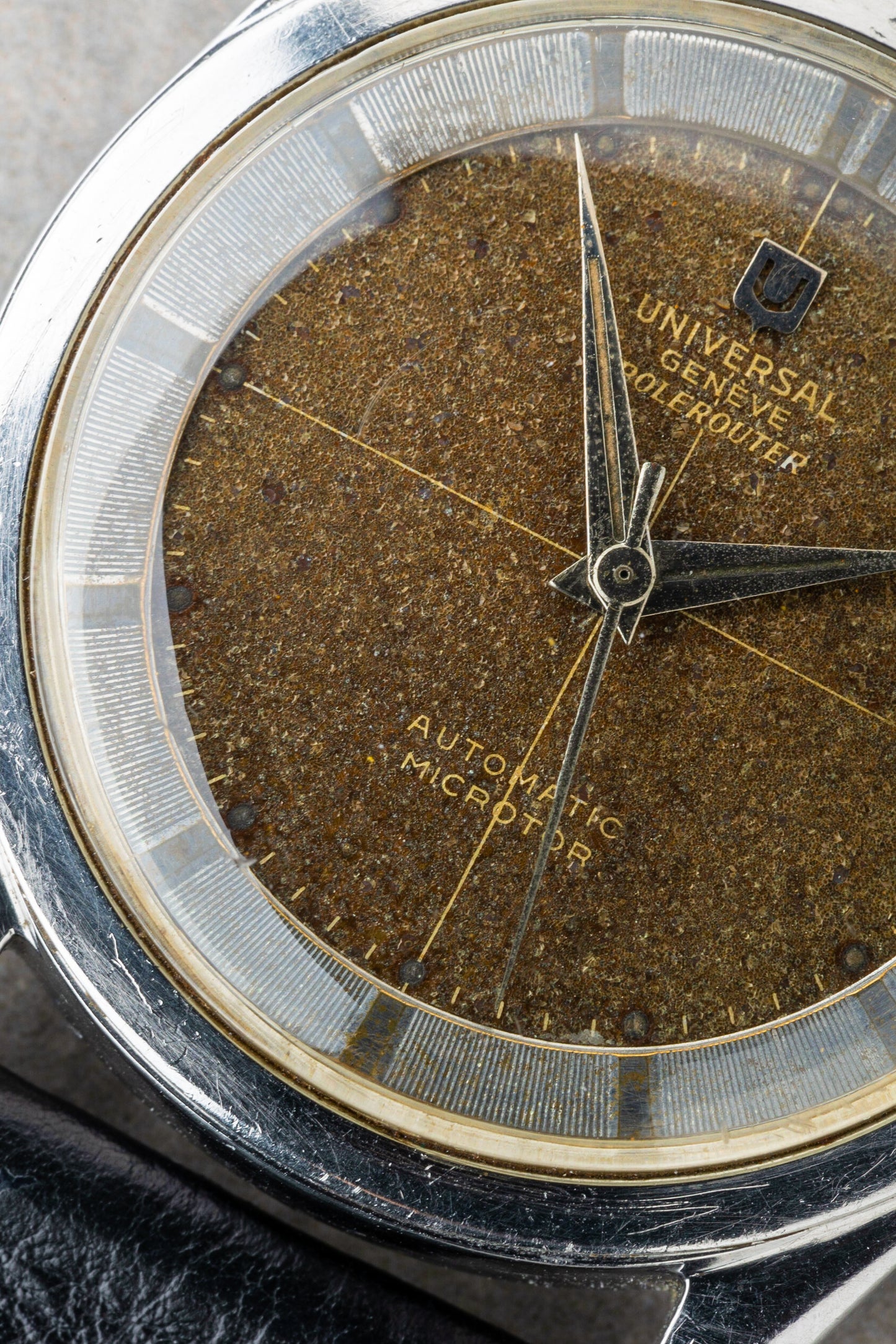 1955 “Tropical” Universal Genève Polerouter Automatic Microtor Ref. 20360-1