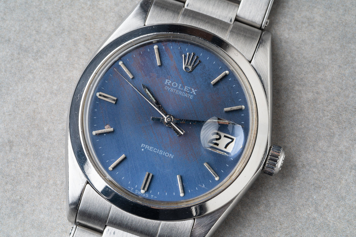 Rolex Oysterdate Precision Ref. 6694 "Tropical" Blue