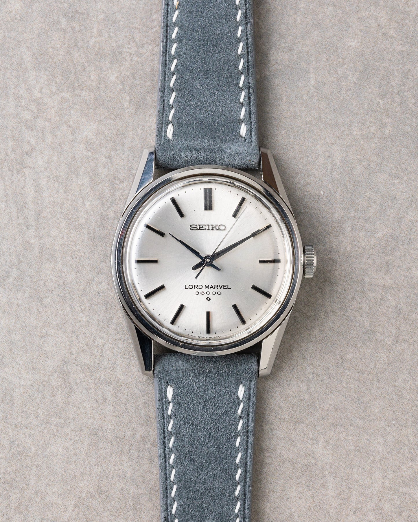 Italian Suede Strap - Grey