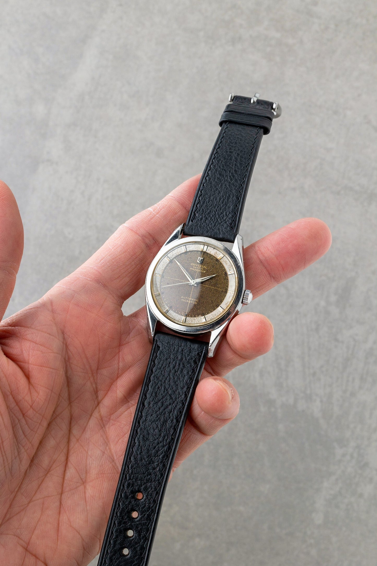 1955 “Tropical” Universal Genève Polerouter Automatic Microtor Ref. 20360-1