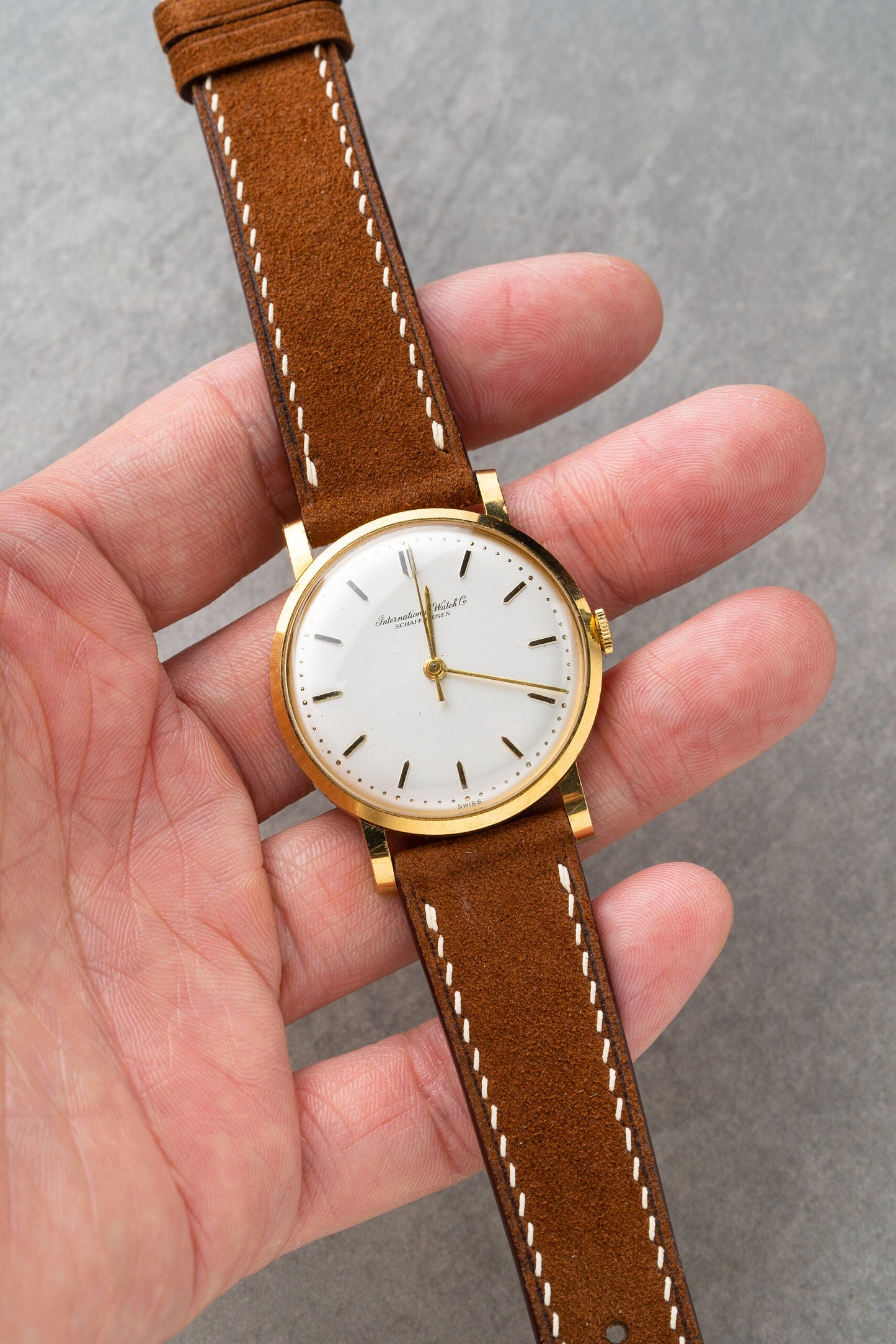 Italian Suede Strap - Brown