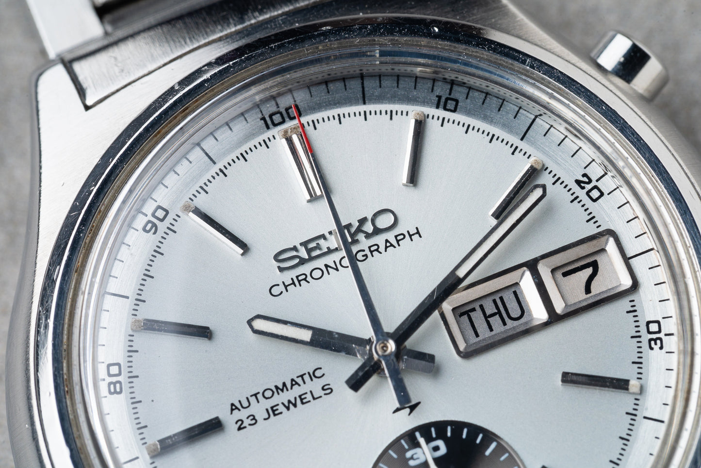 1971 Seiko Flyback Chronograph “One Eyed Panda” Ref. 7018-8000