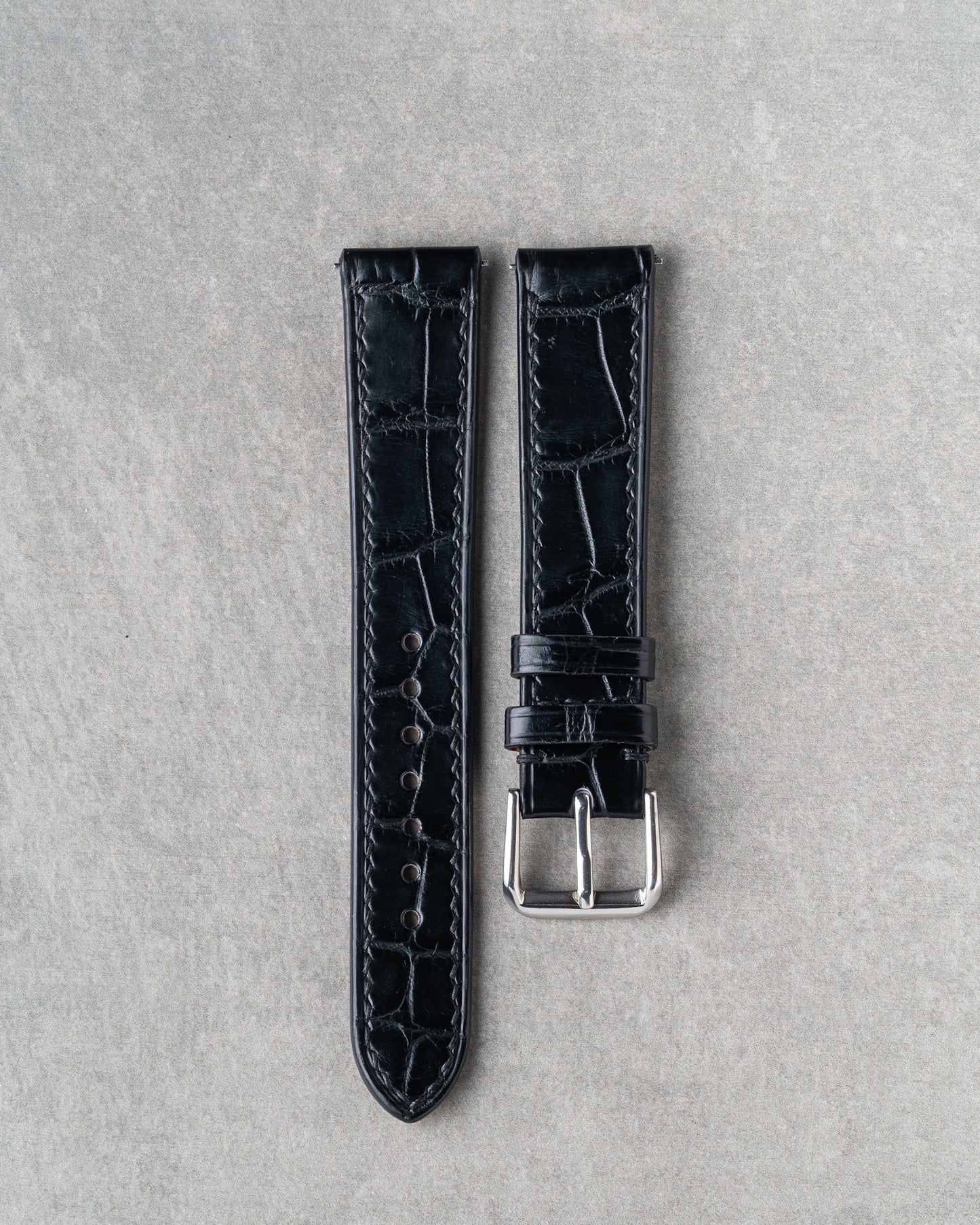 Crocodile Strap - Black
