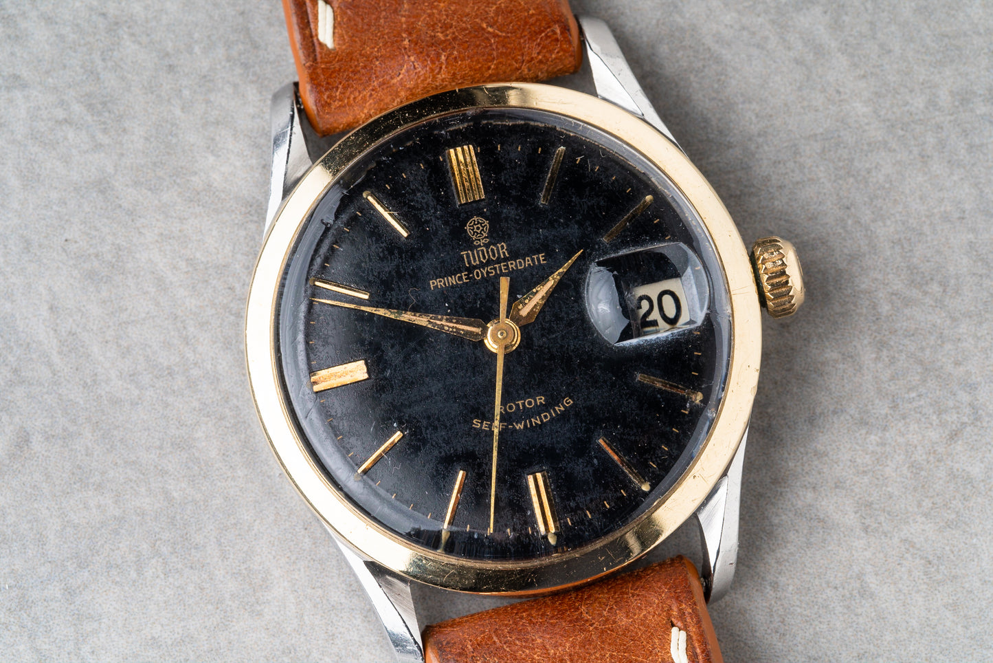 Tudor Prince Oysterdate Ref. 7968 Black Gilt