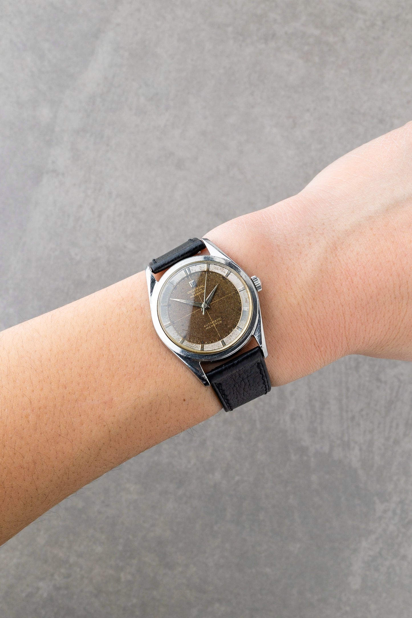 1955 “Tropical” Universal Genève Polerouter Automatic Microtor Ref. 20360-1