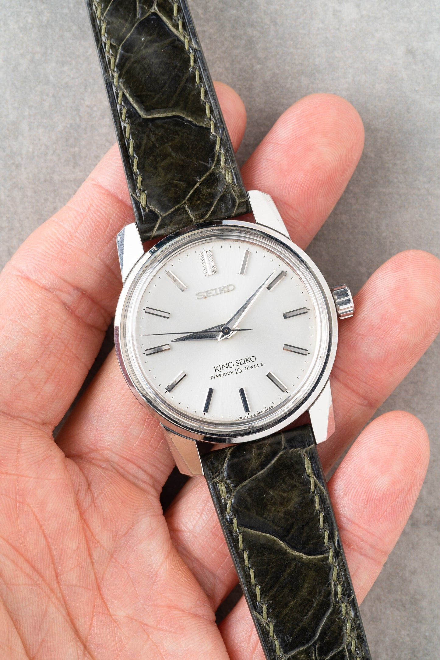 Ostrich Leg Strap - Myrtle