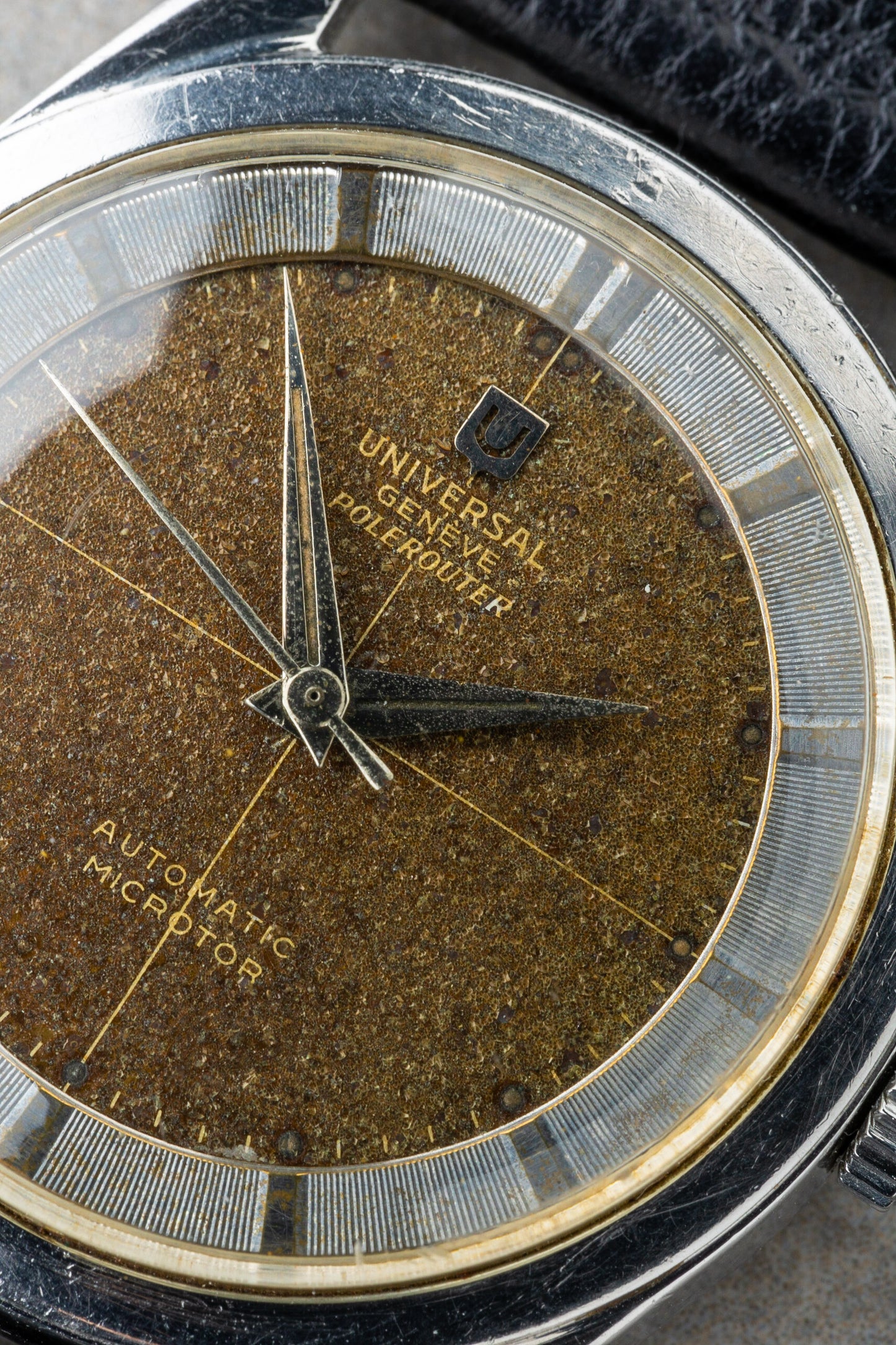 1955 “Tropical” Universal Genève Polerouter Automatic Microtor Ref. 20360-1
