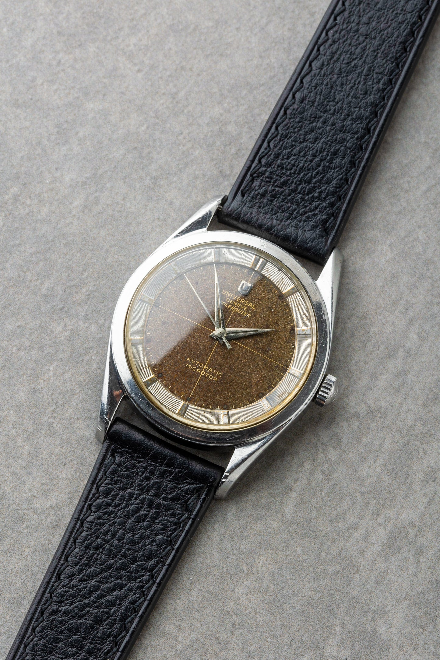 1955 “Tropical” Universal Genève Polerouter Automatic Microtor Ref. 20360-1