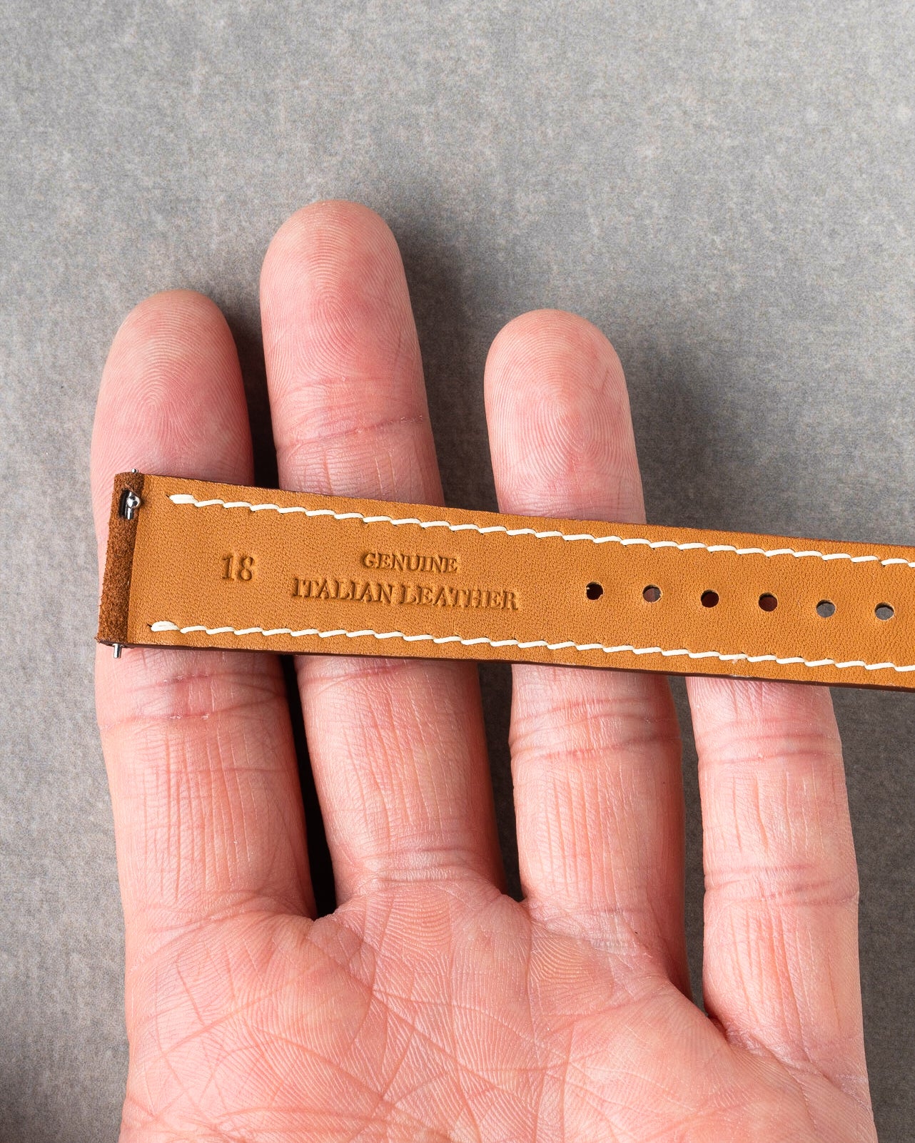 Italian Suede Strap - Brown