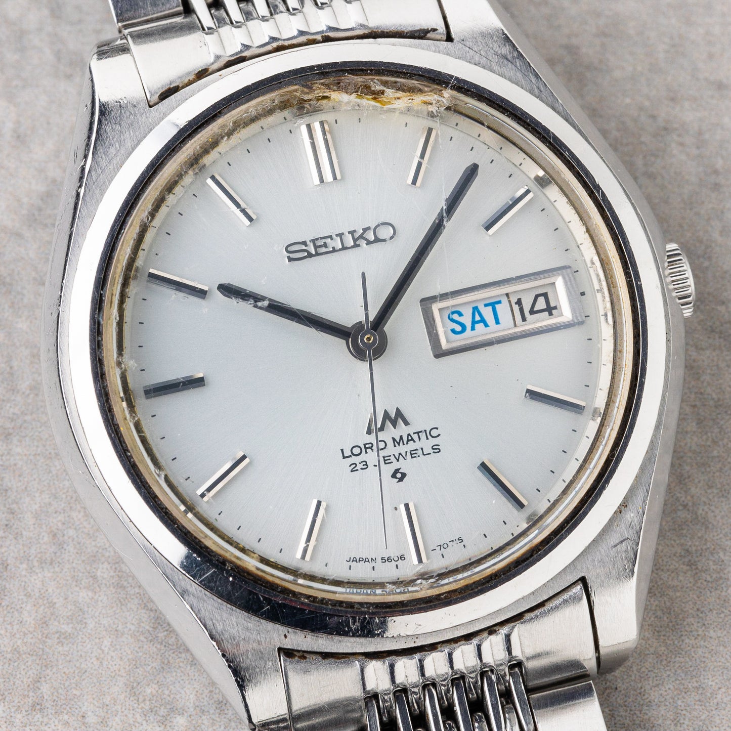 Seiko Lord Matic Ref. 5606-7070 "NHK" Engraved