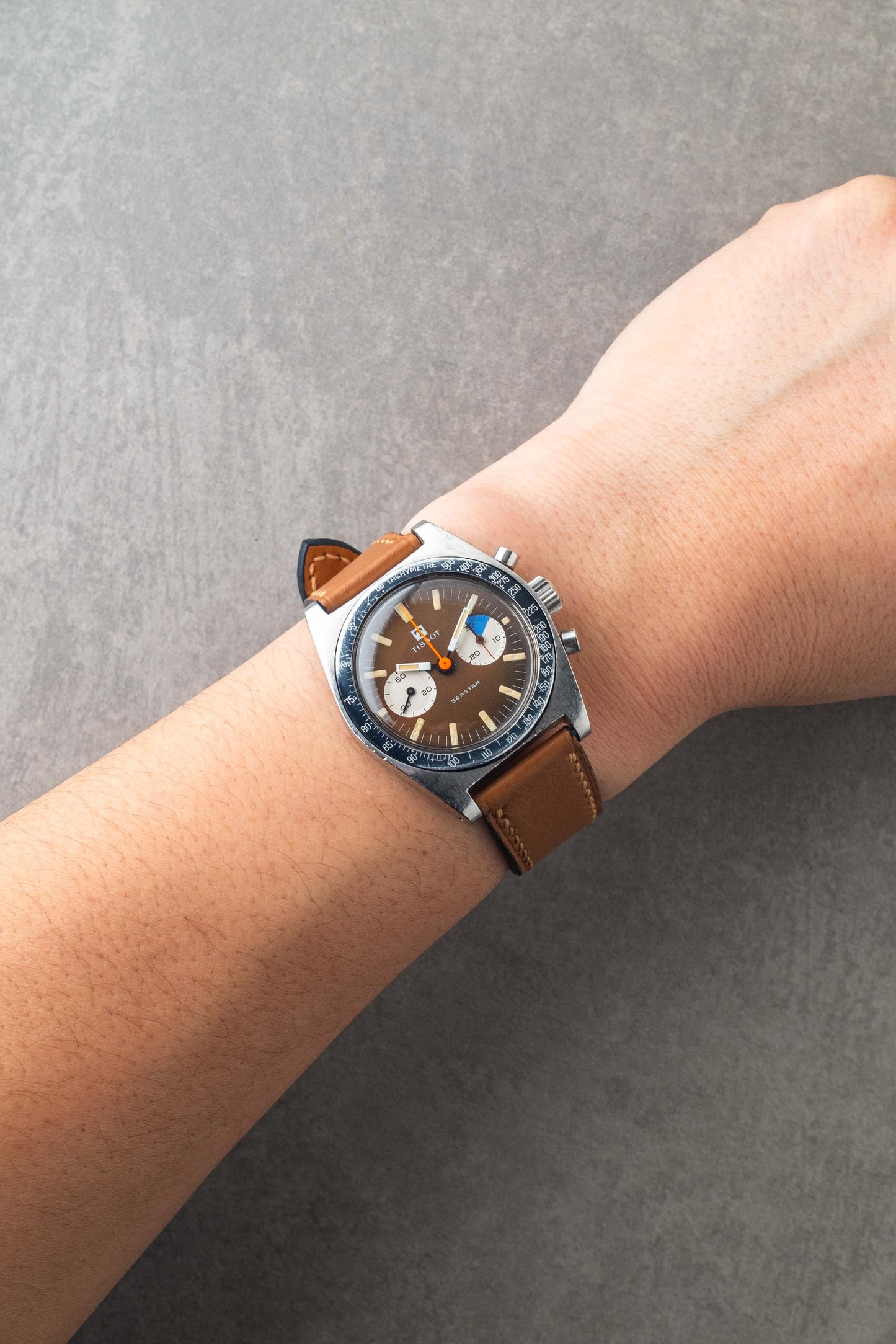 1960s Tissot Seastar Chronograph "Tropical" 40508-6X