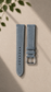 Italian Suede Strap - Grey