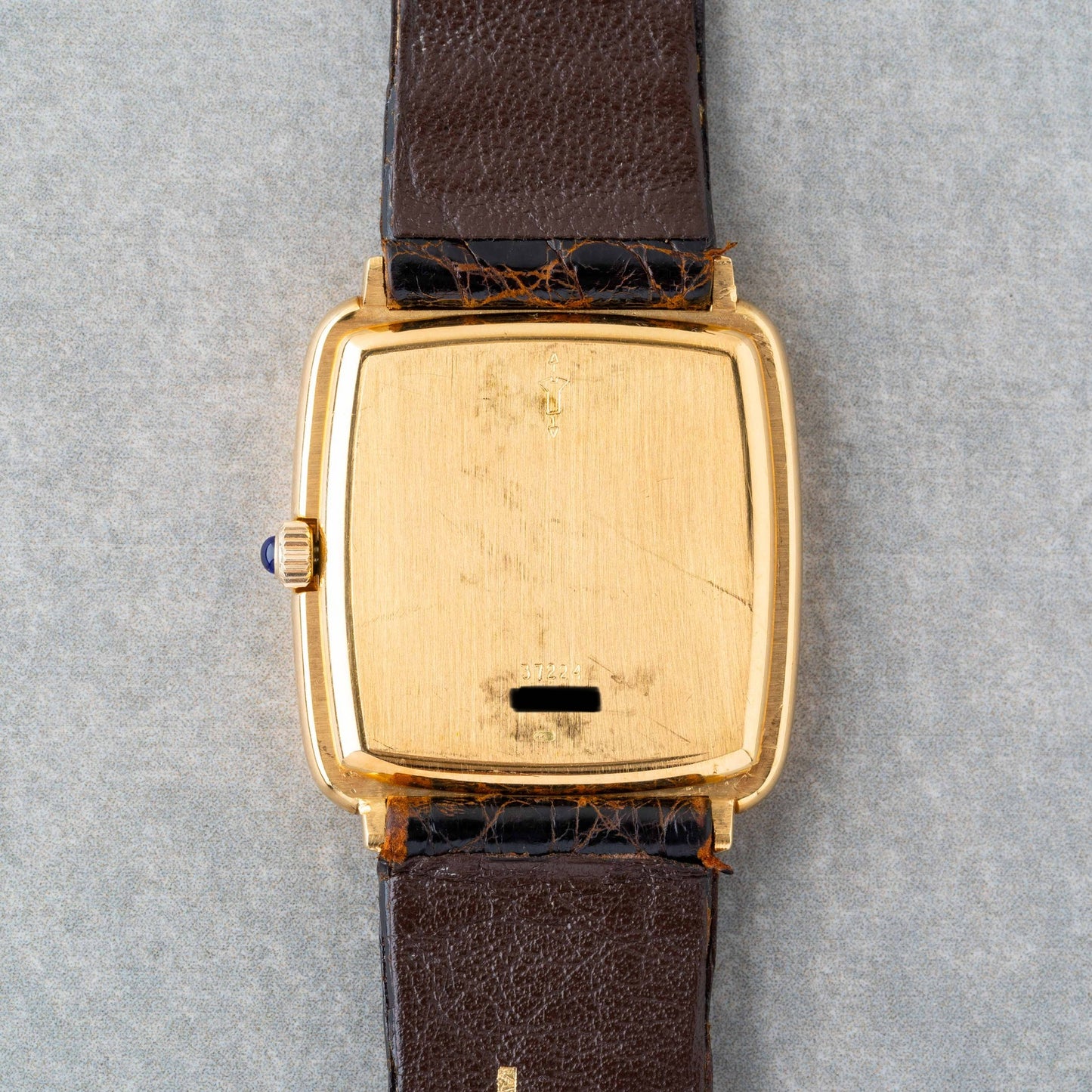 1970s Baume & Mercier Rectangle 18K Ref.37224