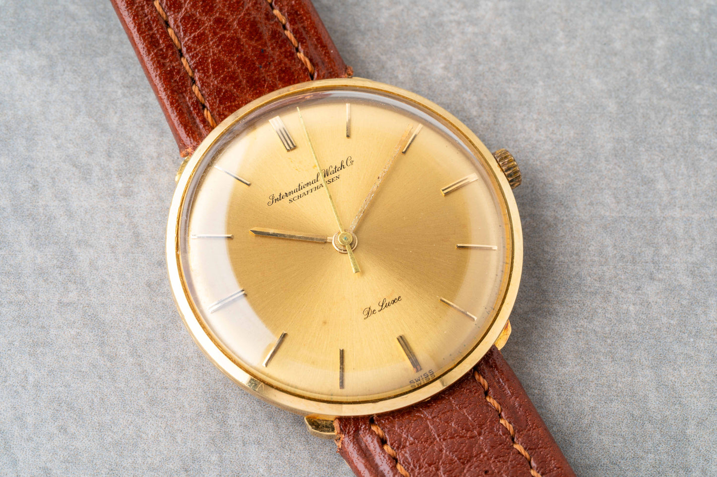 1956 IWC De Luxe 18K