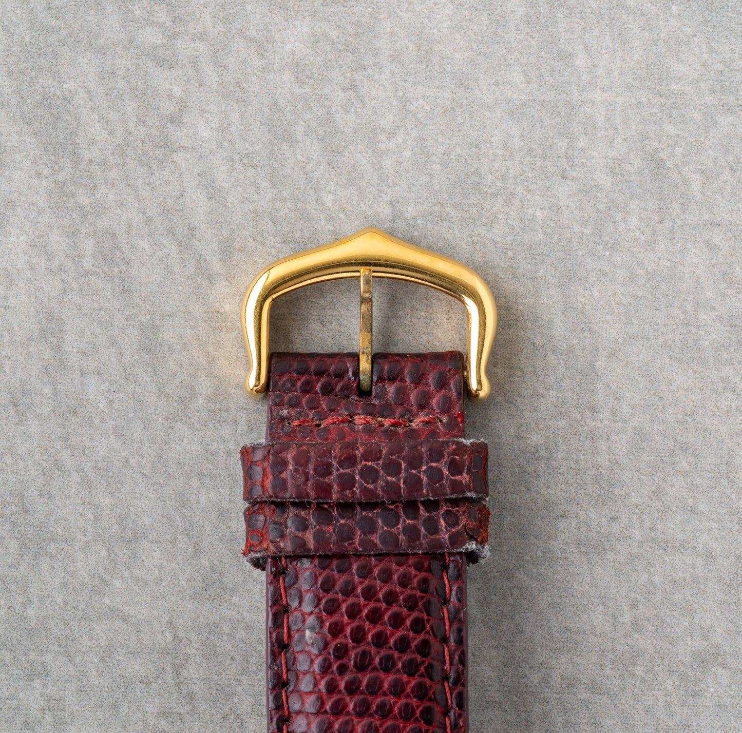 1980s Cartier Tank Must Large Burgundy Ref.6 81006