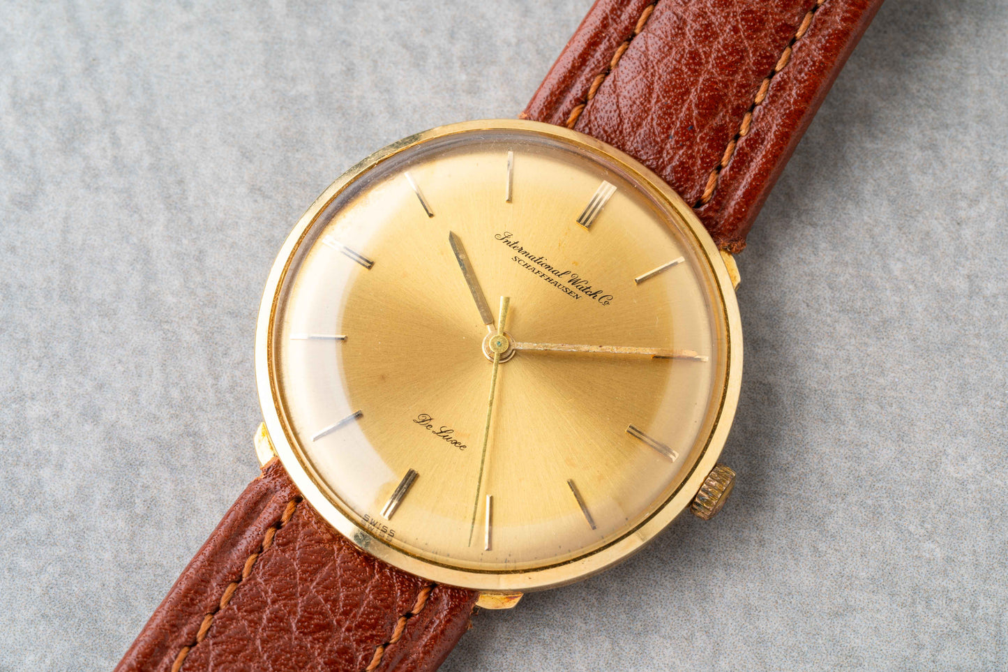 1956 IWC De Luxe 18K