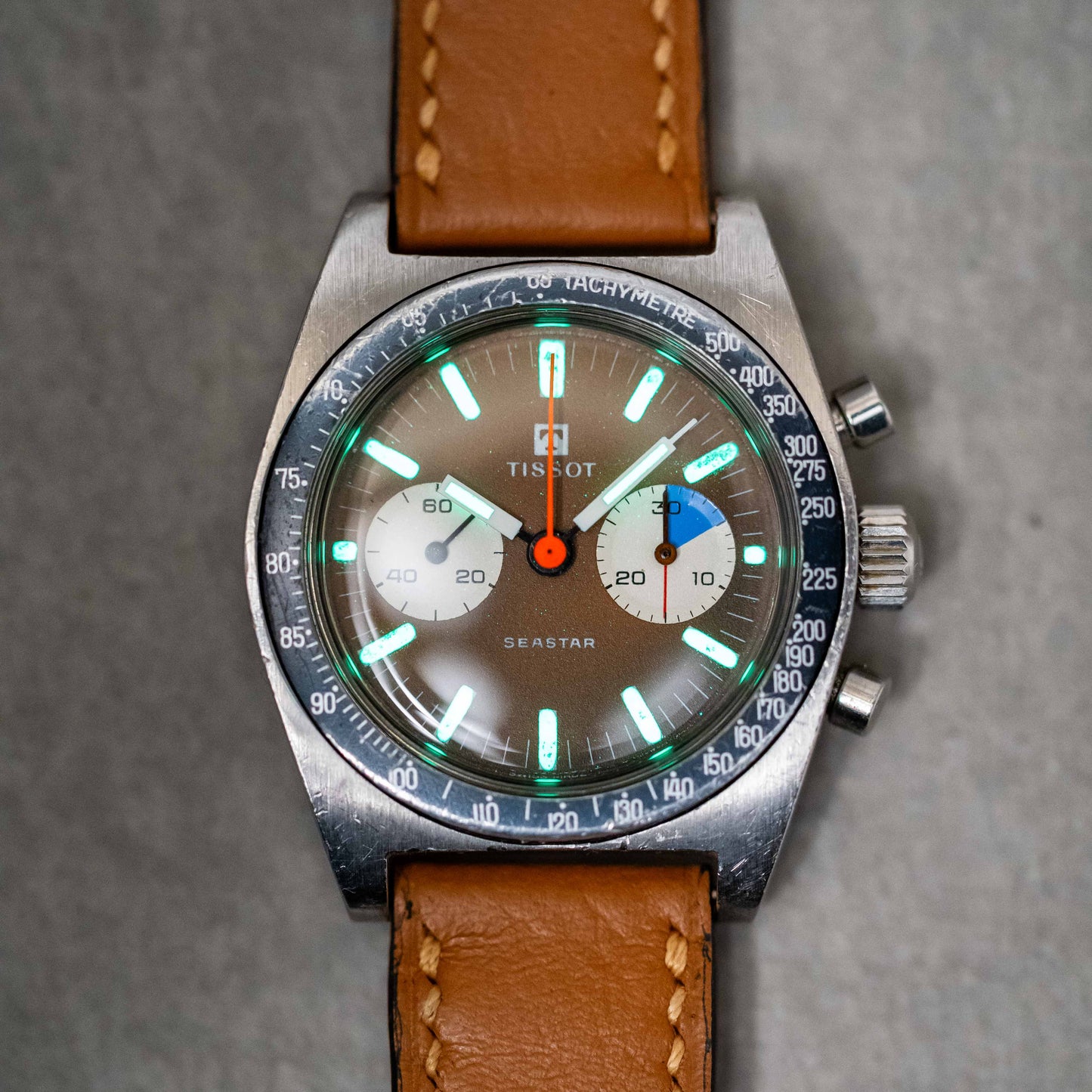 1960s Tissot Seastar Chronograph "Tropical" 40508-6X