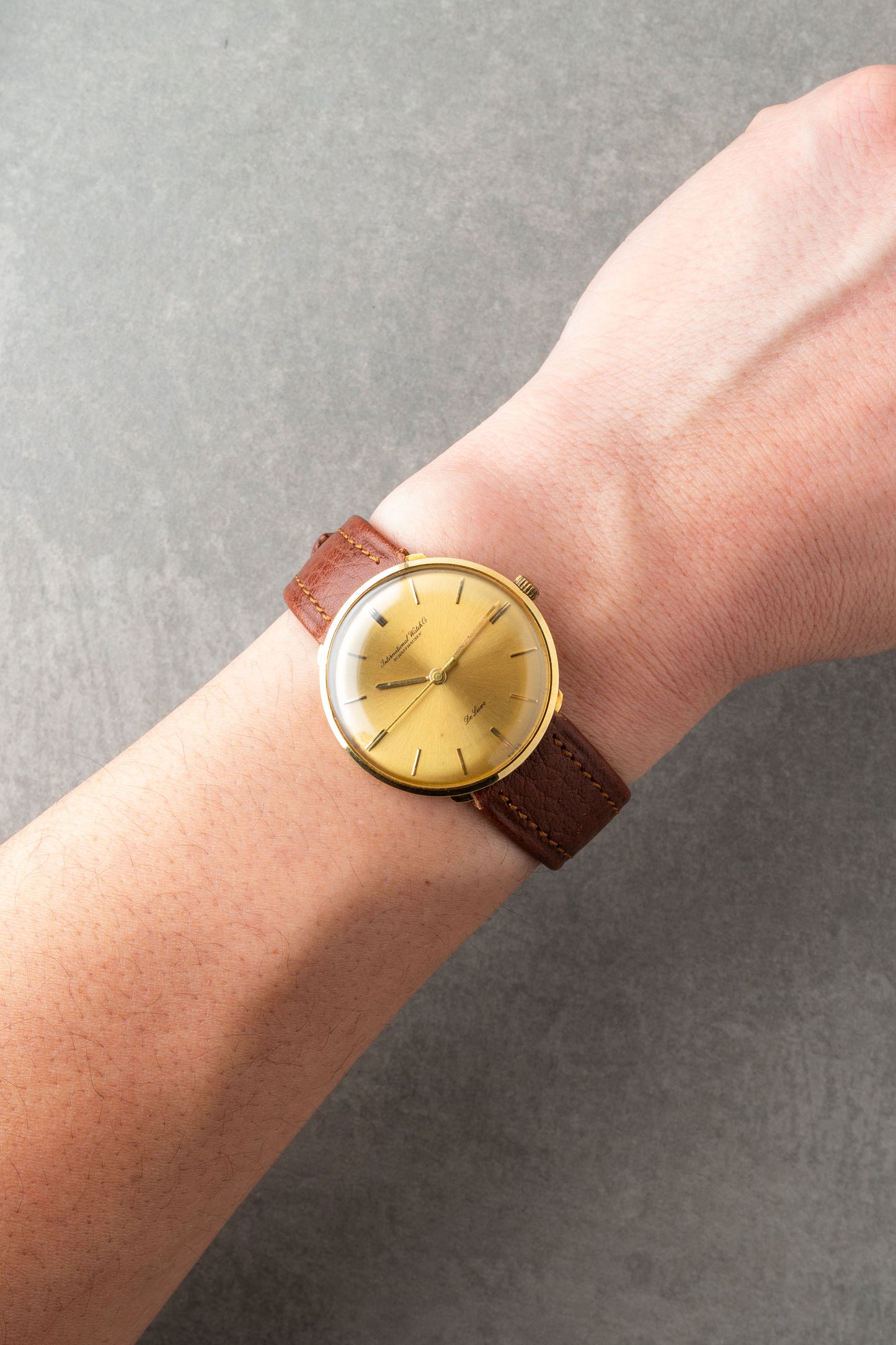 1956 IWC De Luxe 18K