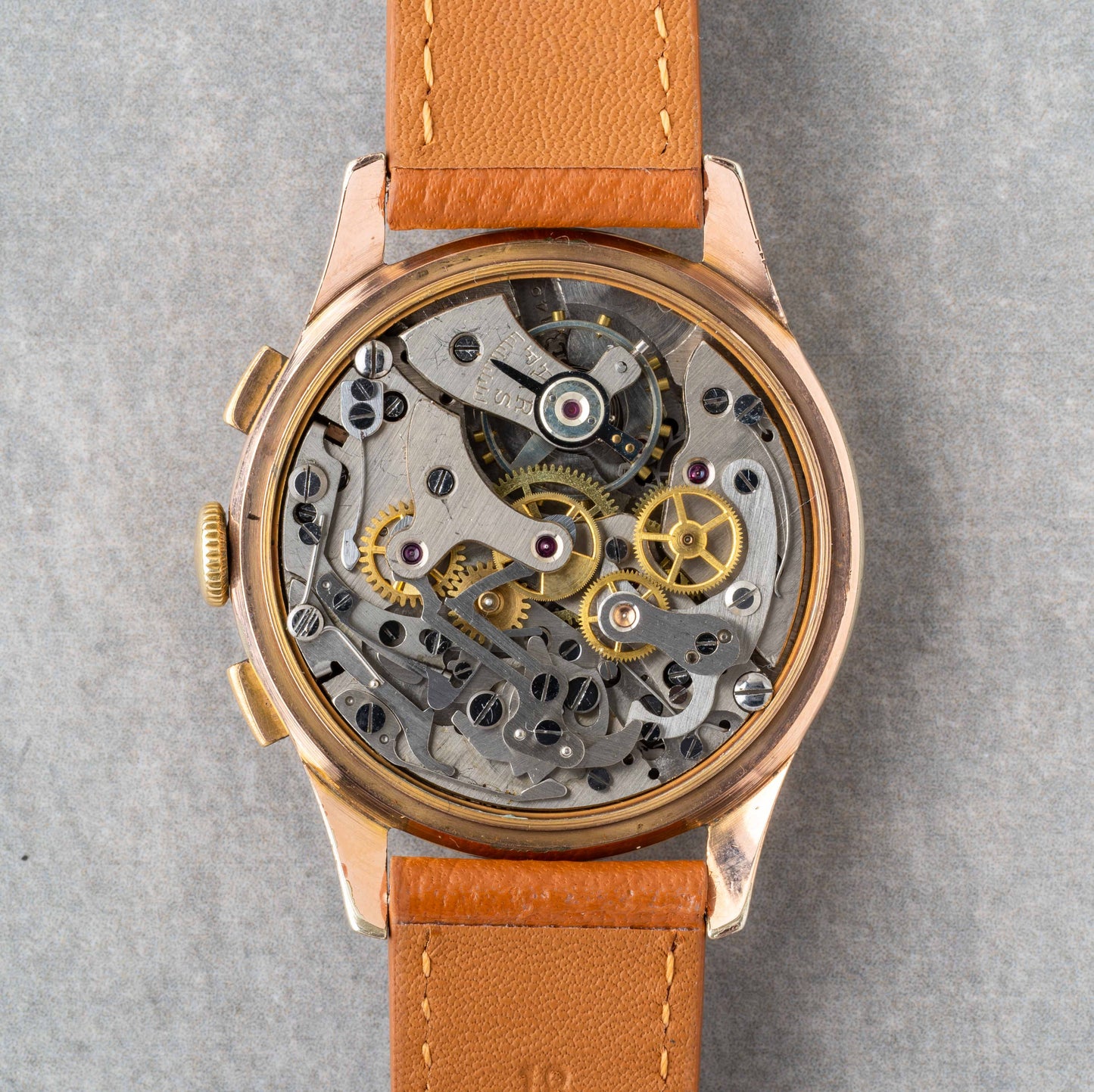 1950s Sully Geneve Chronograph "Black Gilt"