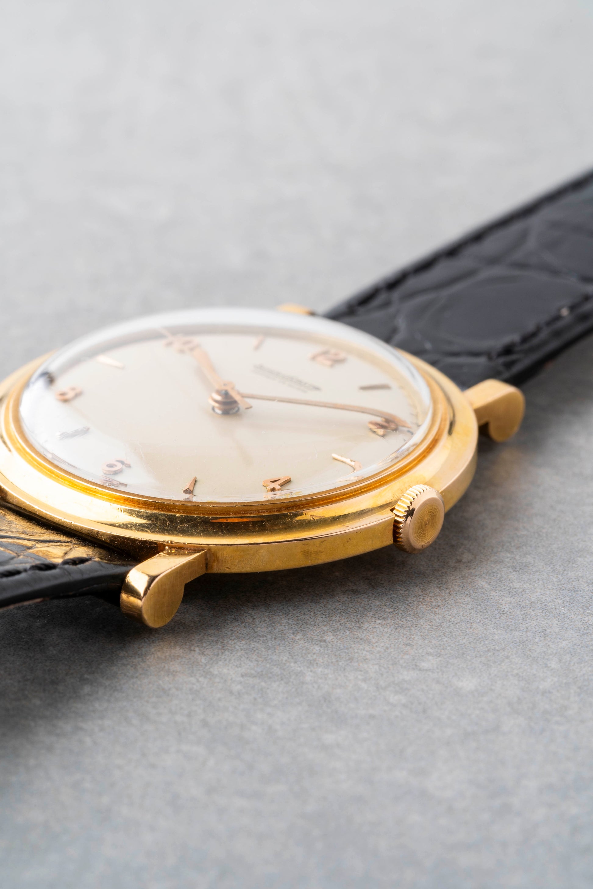 1950s Jaeger LeCoultre 18K Solid Gold Hand Winding – VINTAGE TIMEPIECE