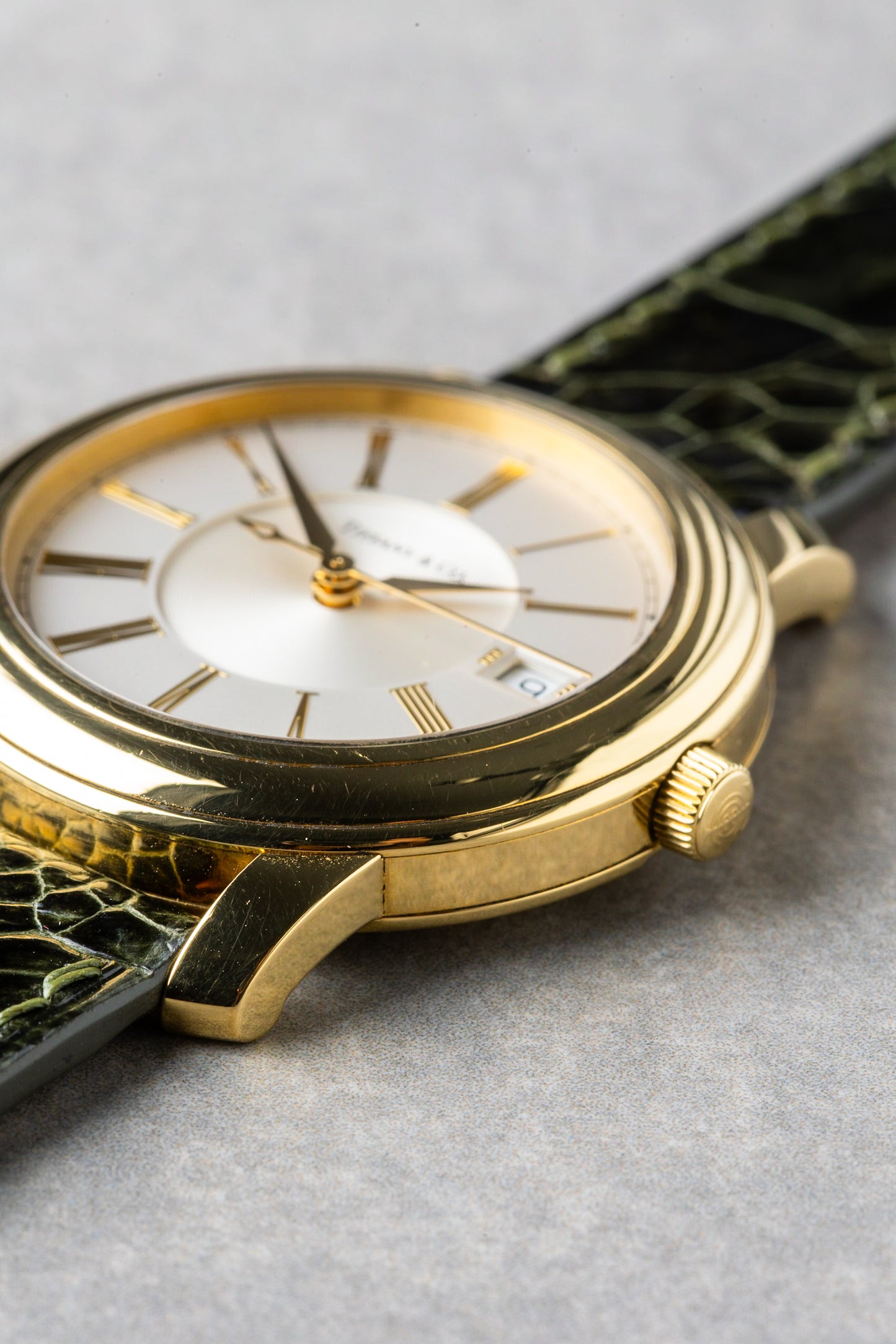 2000s Tiffany & Co Atlas Round Automatic 18K Solid Gold