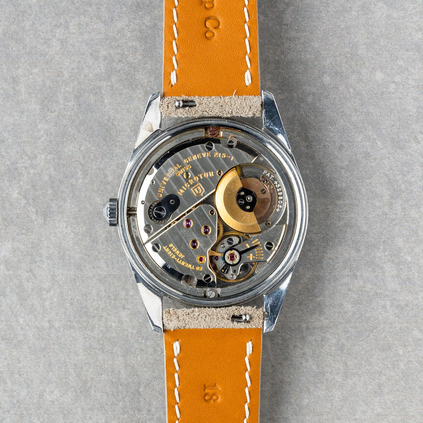 1960 "Black Gilt Spider" Universal Genève Polerouter Date Automatic Microtor Ref. 204503-2