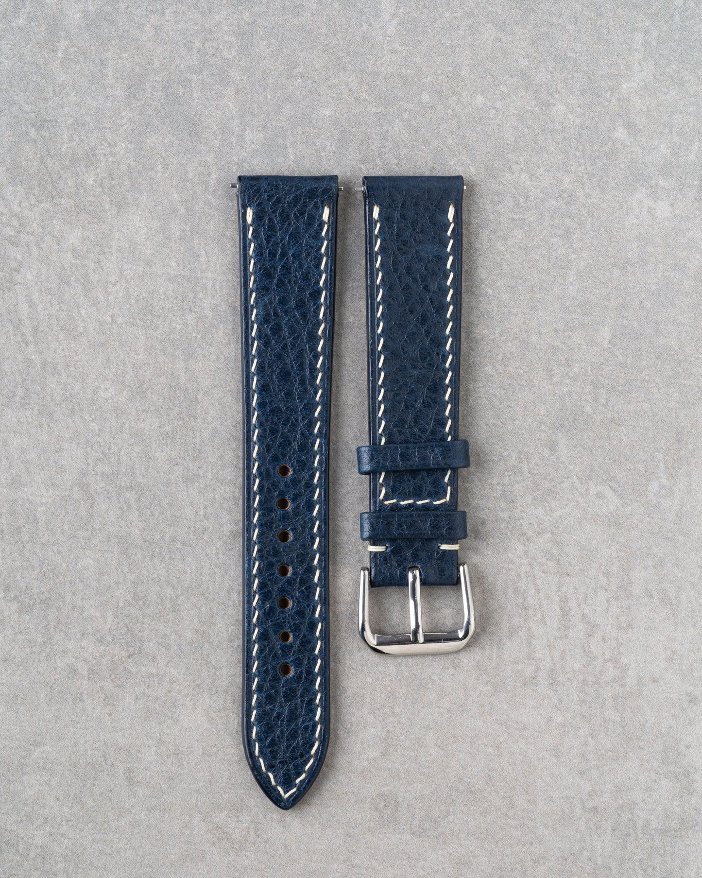 Vintage Golden Vachetta Leather Side-Stitch Strap