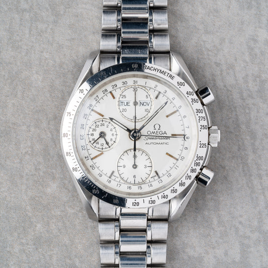 1995 Omega Speedmaster Reduced Automatic Triple Date Chronograph