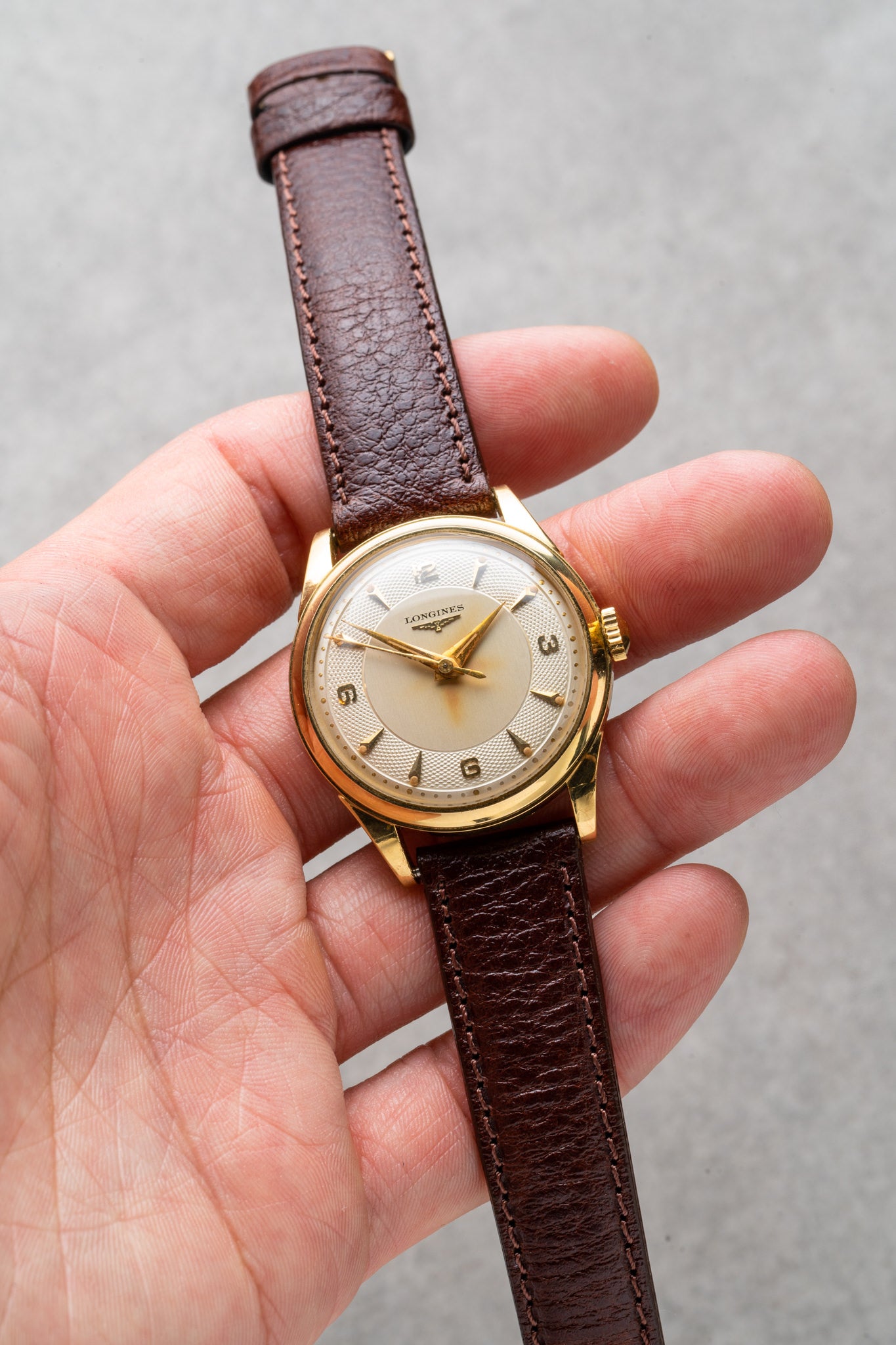 Longines “Calatrava” 18K Solid Gold Ref. 6151 4