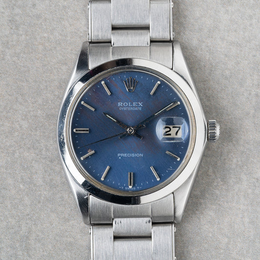 Rolex Oysterdate Precision Ref. 6694 "Tropical" Blue