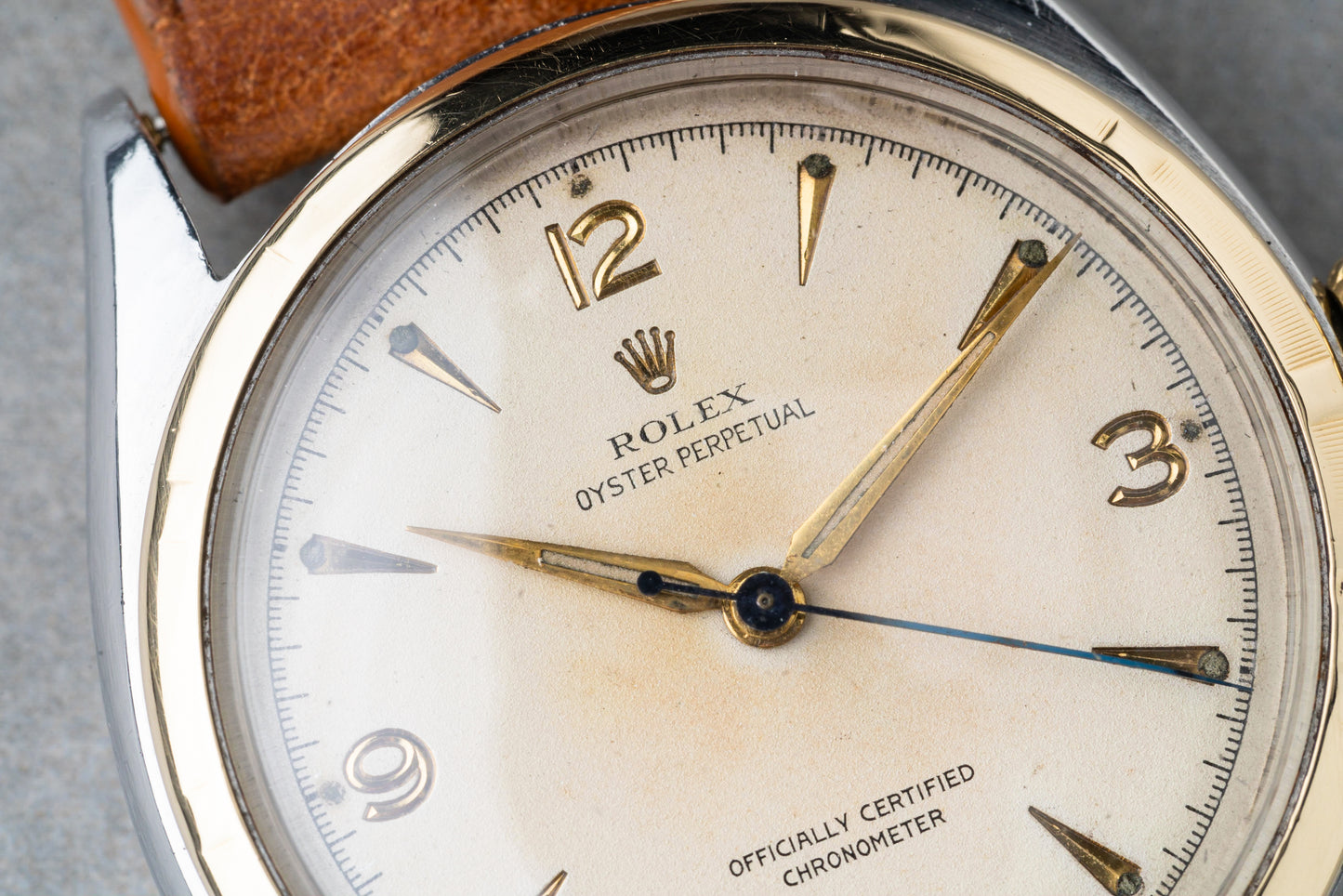 1952 Rolex Oyster Perpetual Semi-Bubbleback "Explorer Dial" Ref. 6085