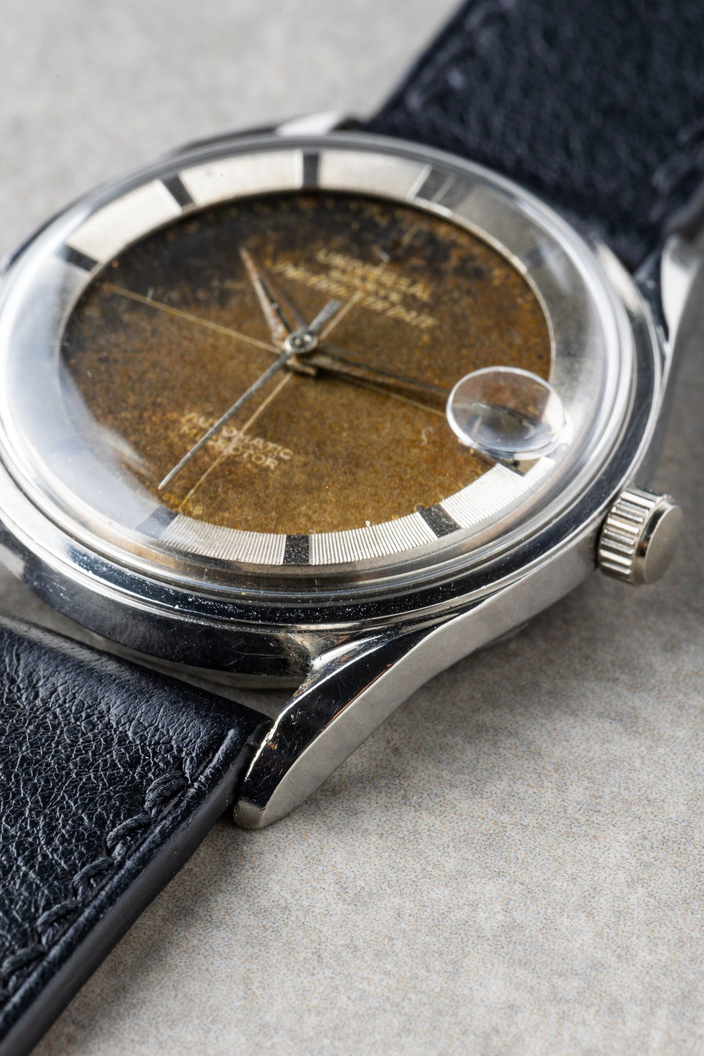 1959 "Tropical" Universal Genève Polerouter Date Automatic Microtor Ref. 204503/2BD