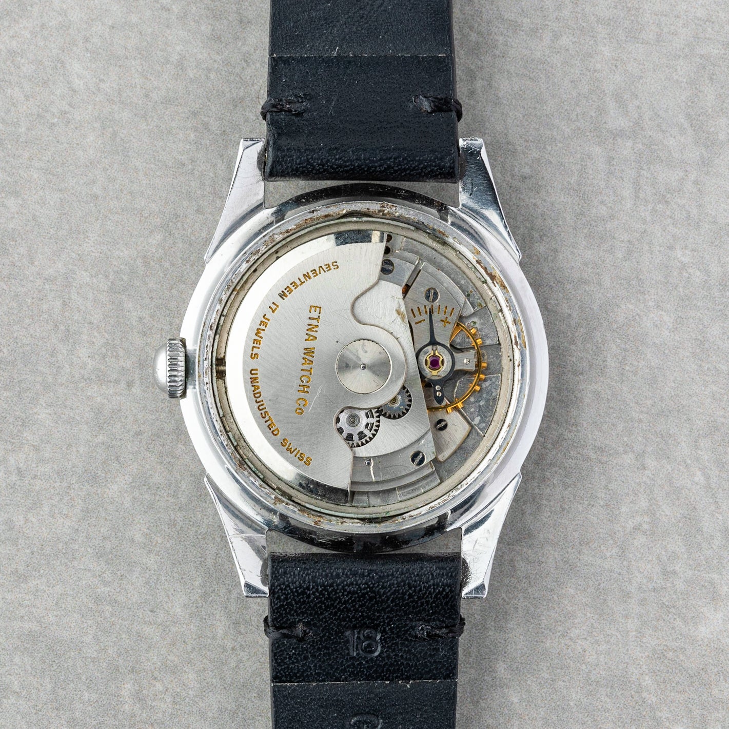 1950 Etna Watch Co Geneva Automatic