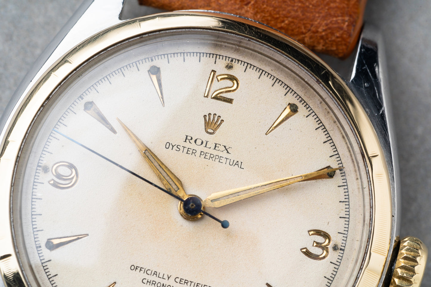 1952 Rolex Oyster Perpetual Semi-Bubbleback "Explorer Dial" Ref. 6085